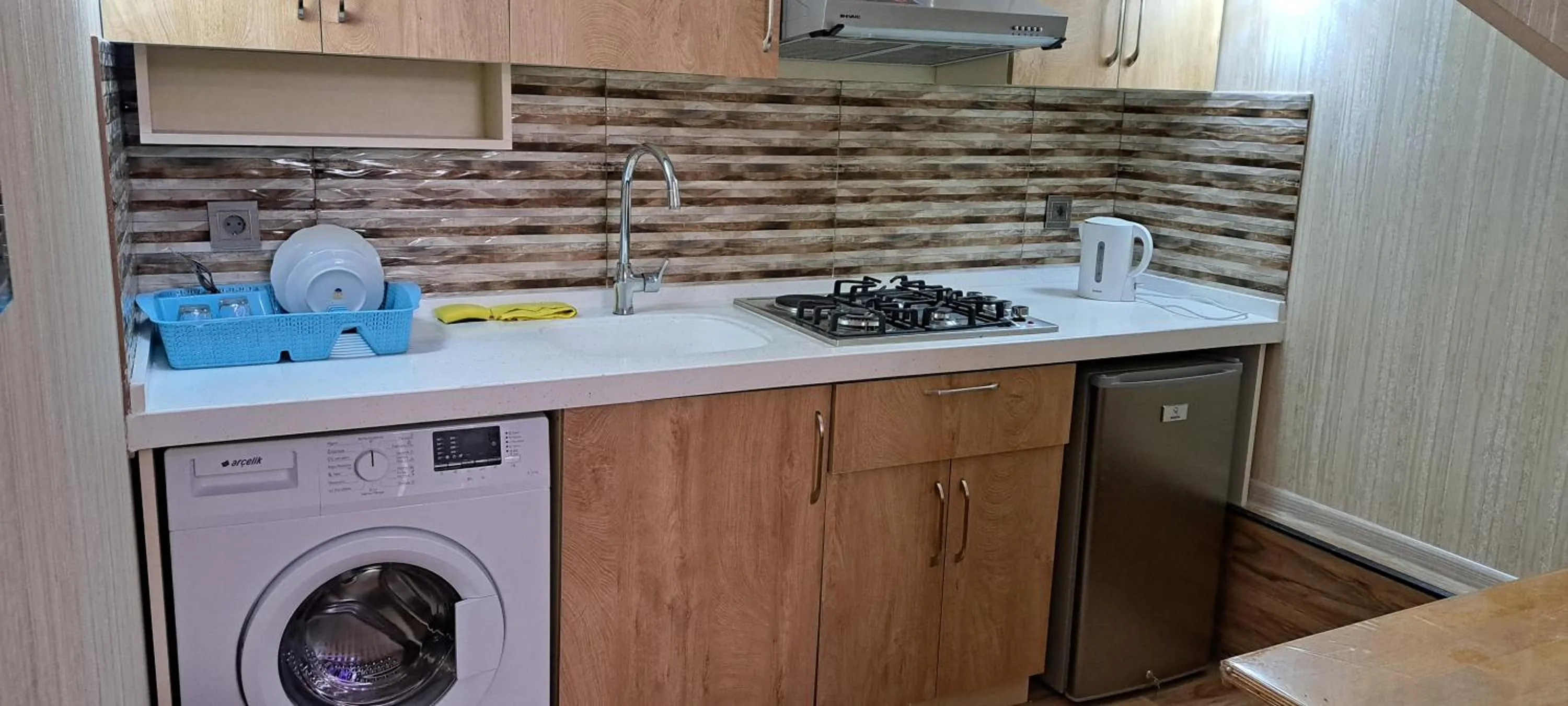 Kitchen or kitchenette in Hasanovs Villa