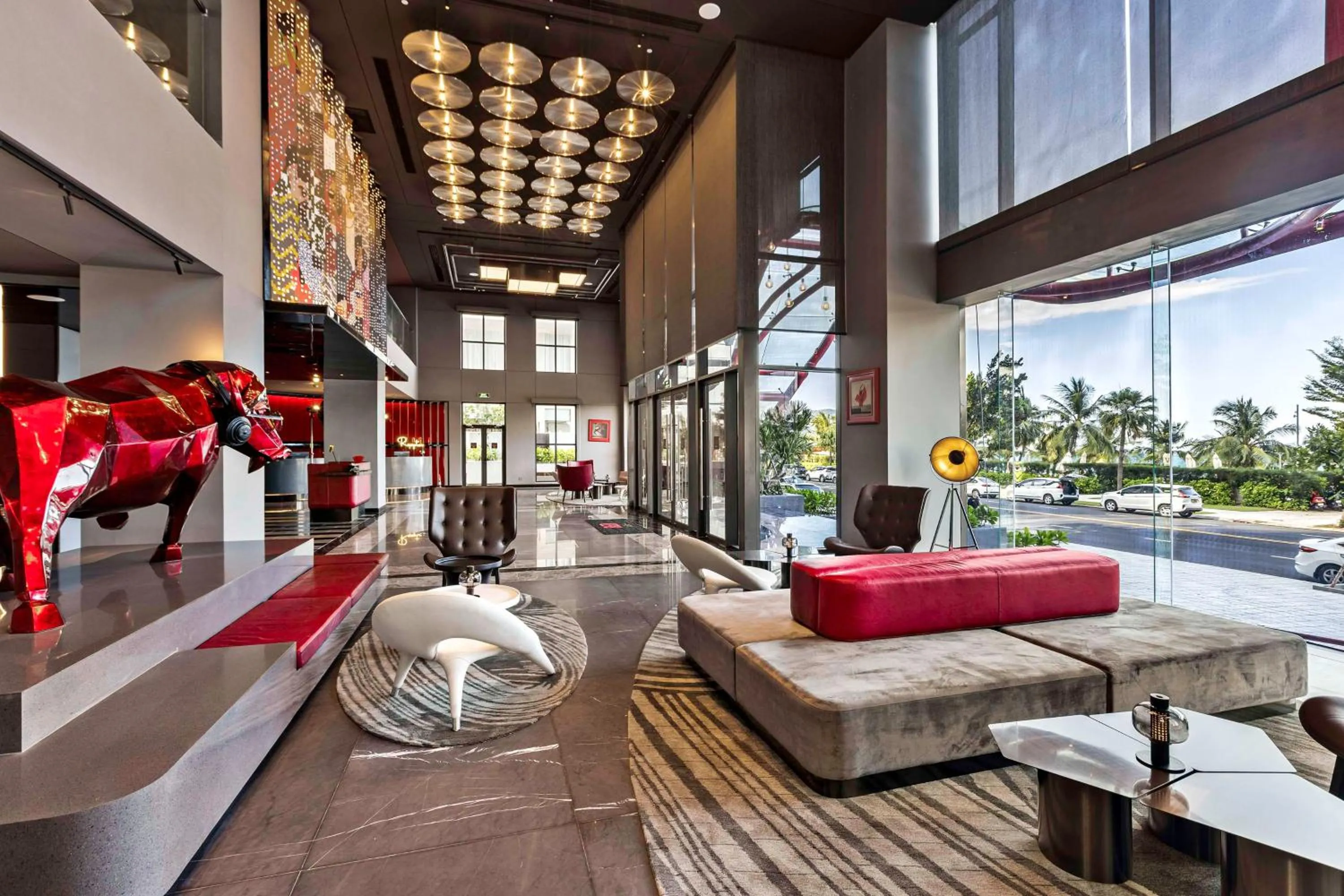 Lobby or reception in Radisson RED Danang