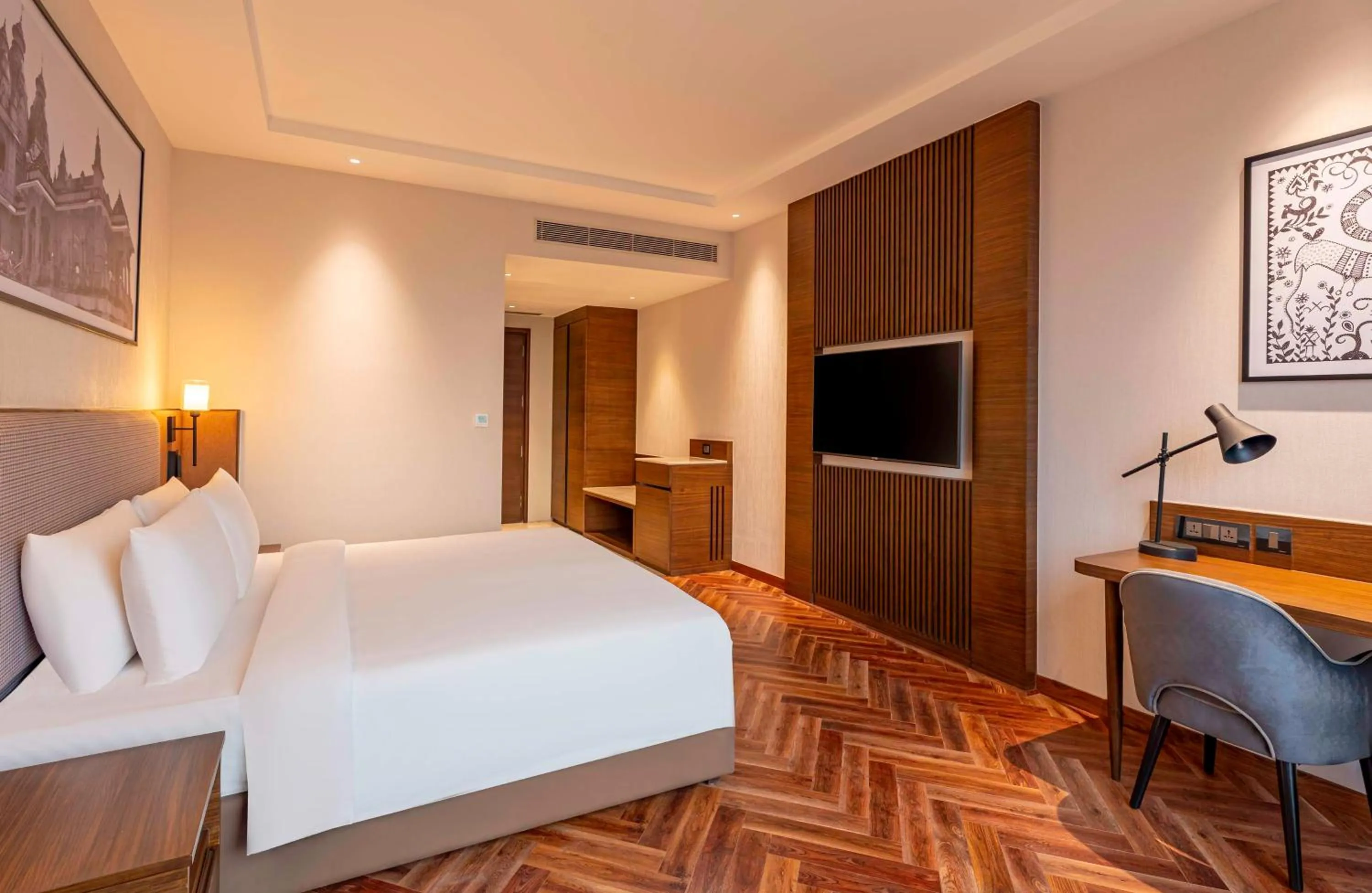 Bedroom, Bed in Grand Mirage Dhanbad, a member of Radisson Individuals