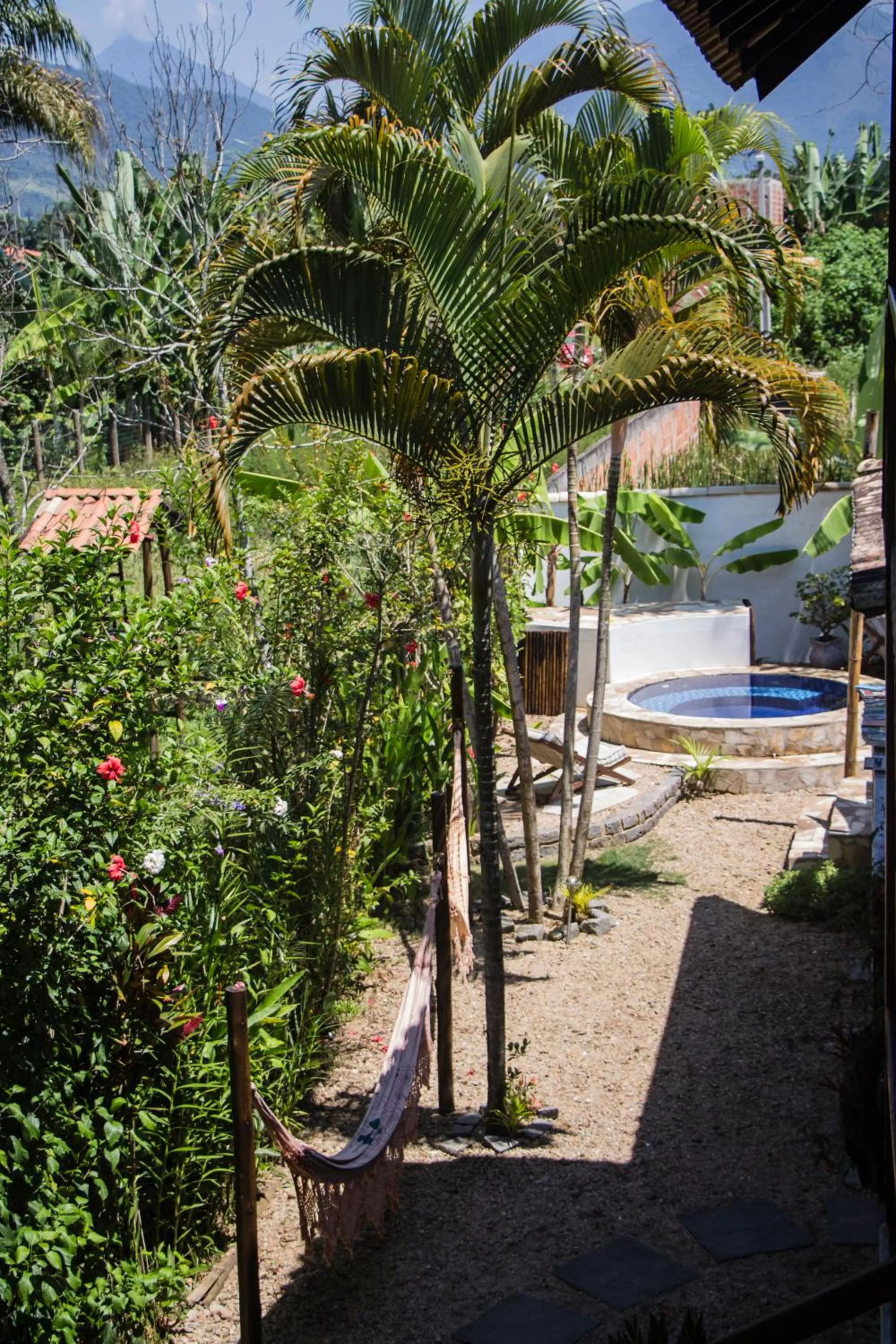 Garden in Planeta Banana Paraty