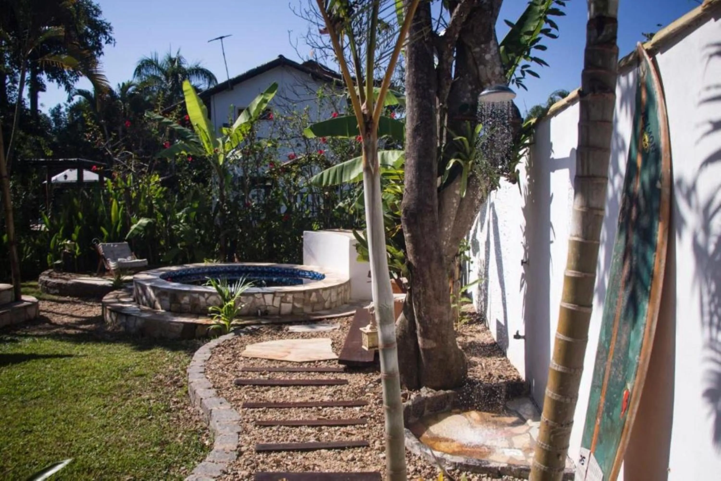 Garden in Planeta Banana Paraty
