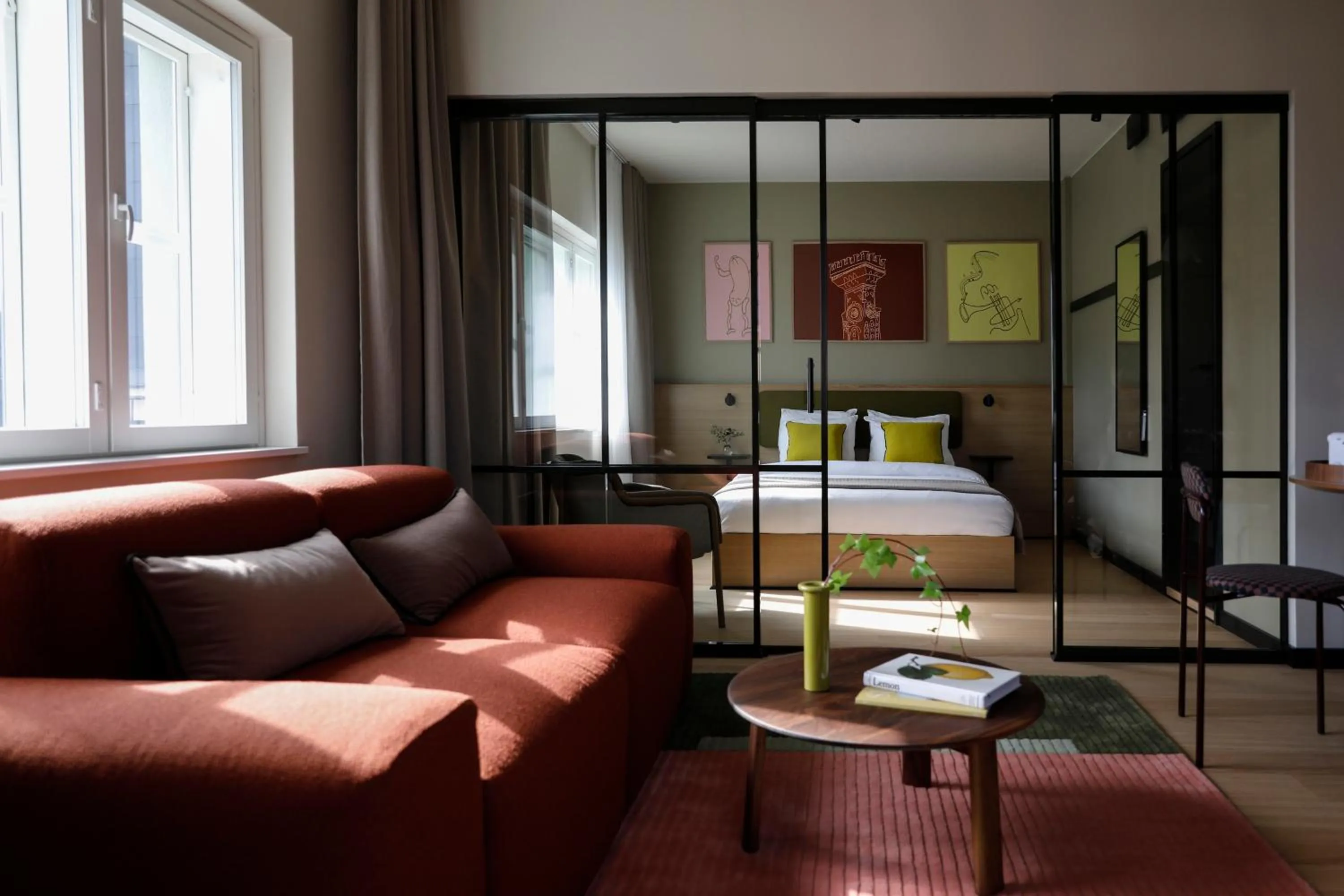 Bed in Bob W Helsinki Kaarti