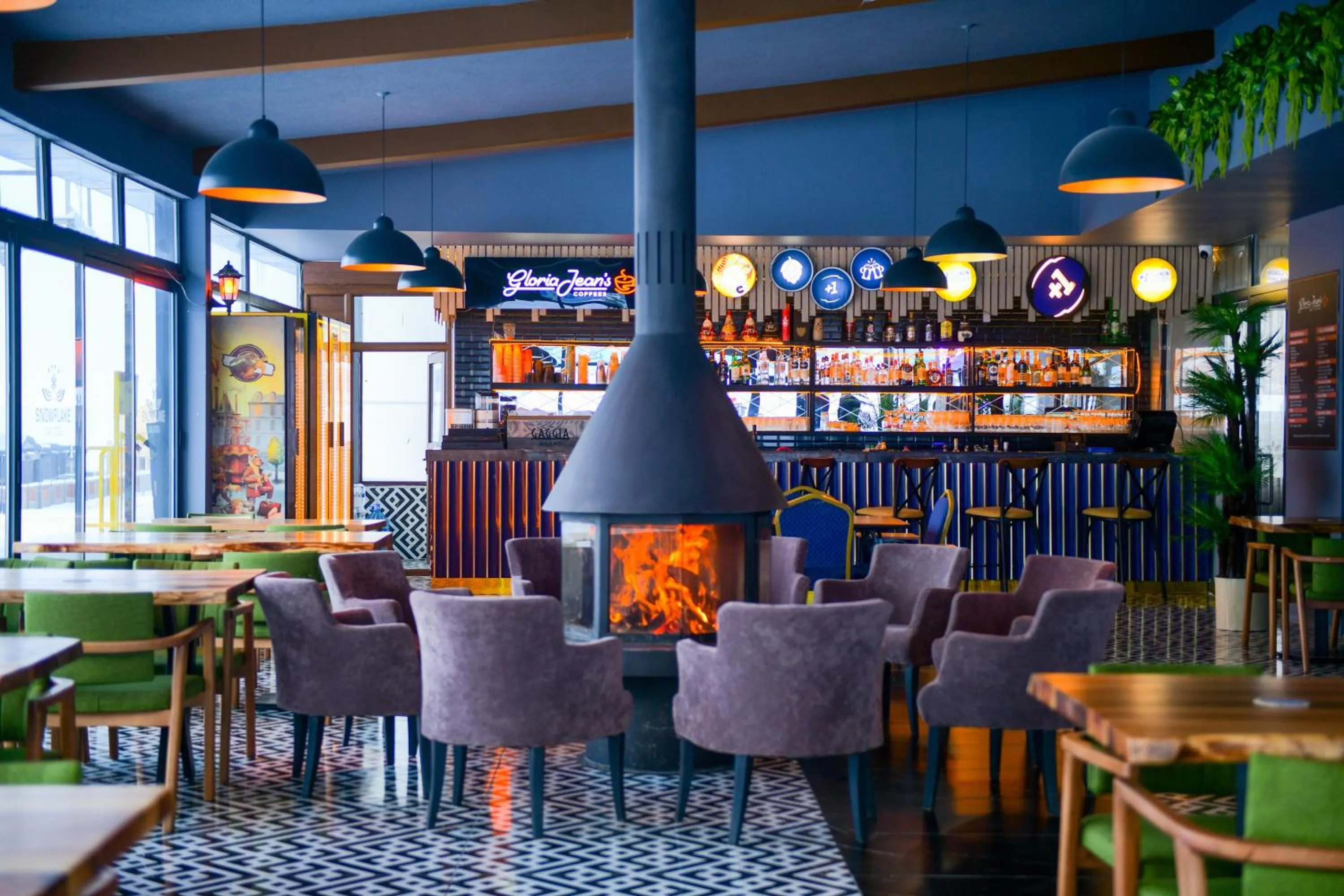 Lounge or bar in Snowflake Dag Hotel & SPA