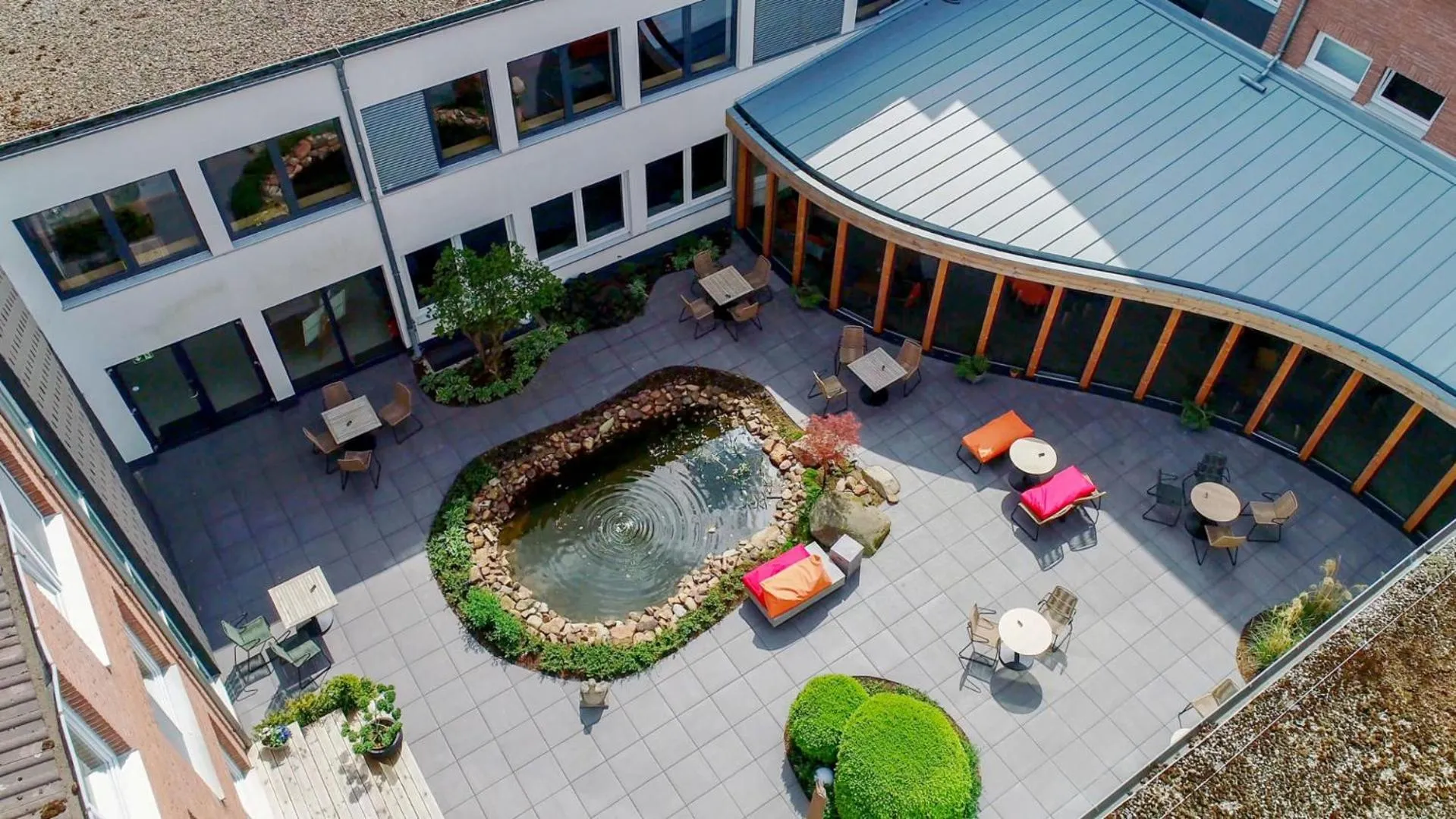 Patio in Hotel Damme