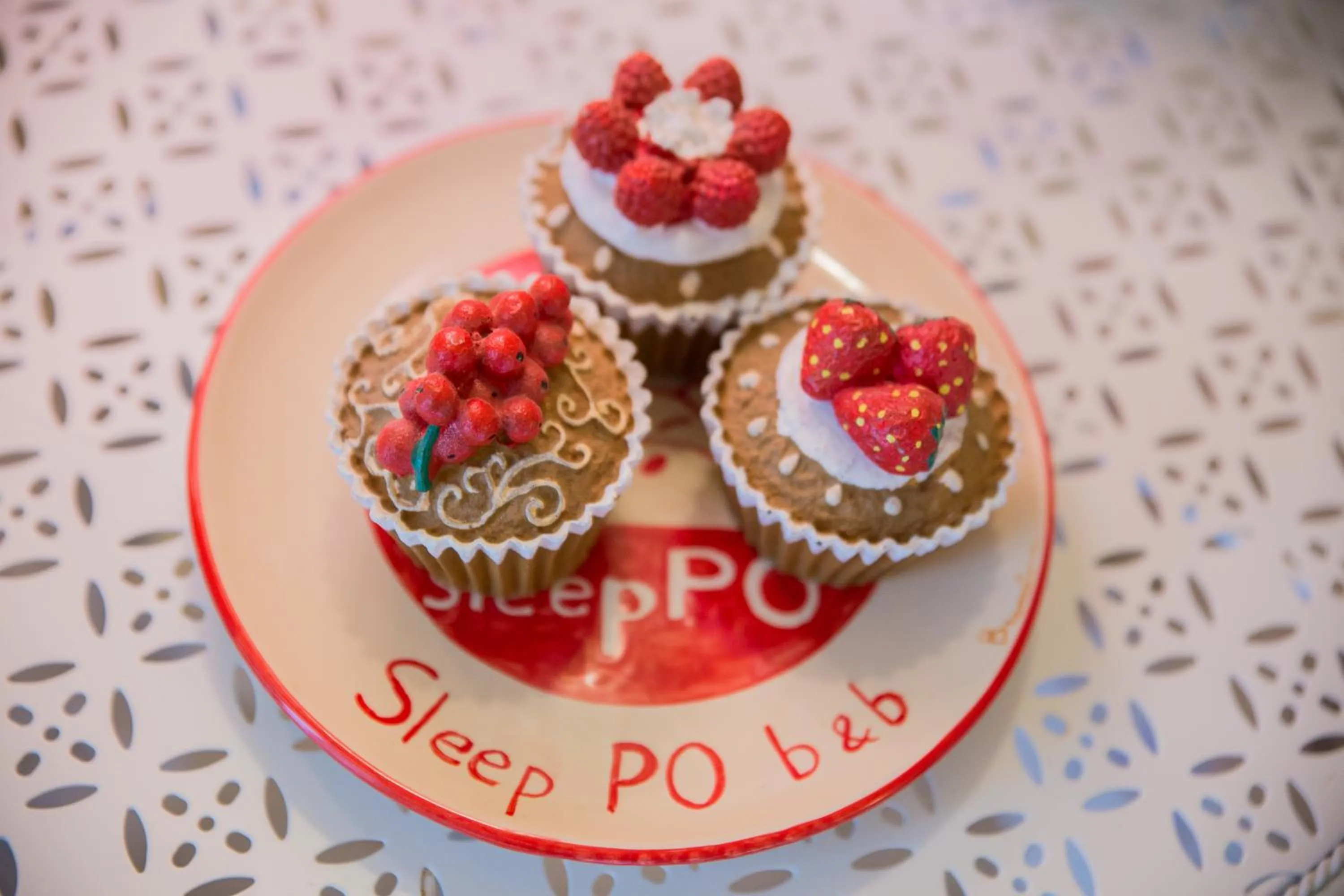 Text overlay in Sleeppo B&B