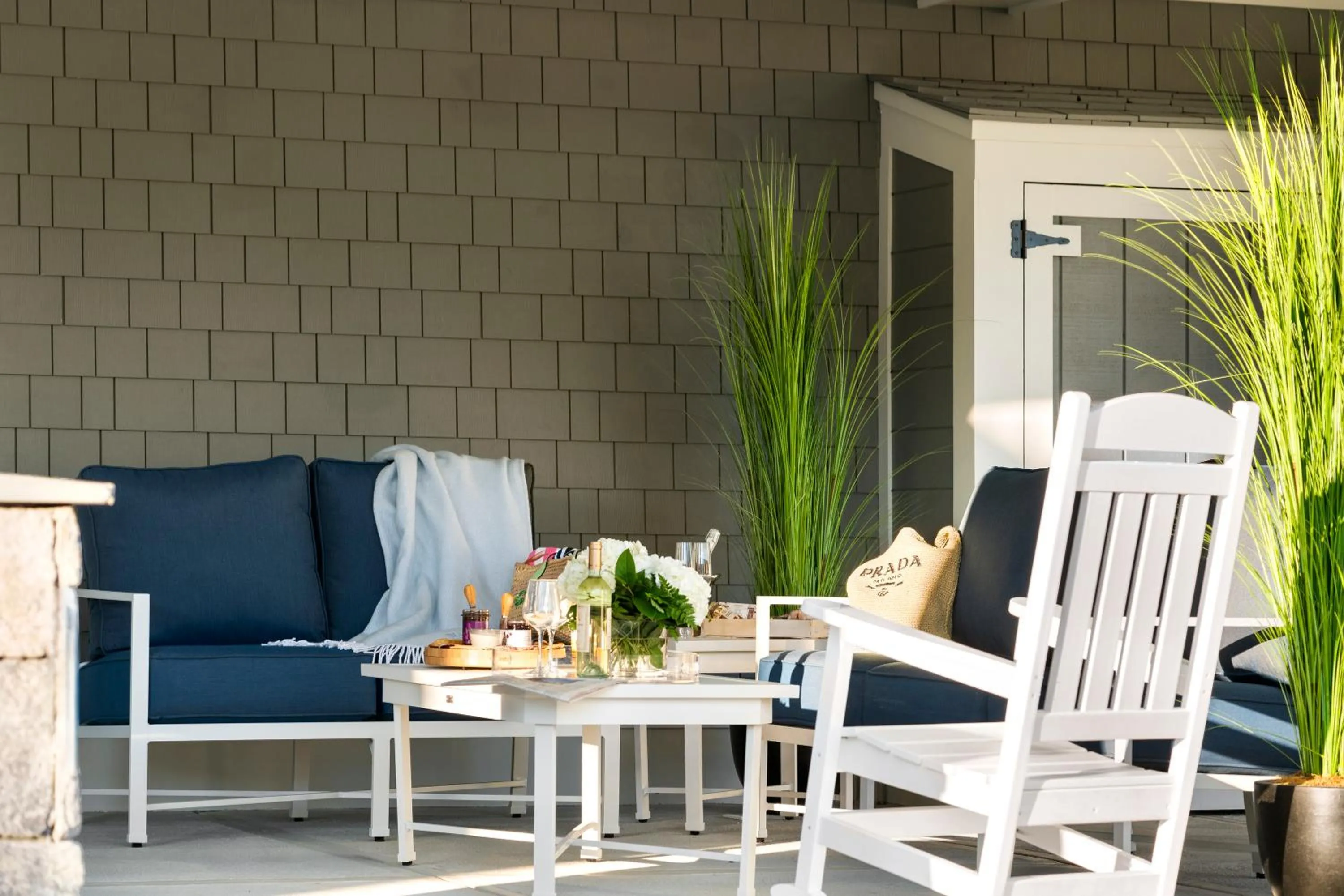 Seating area in Island House Newport