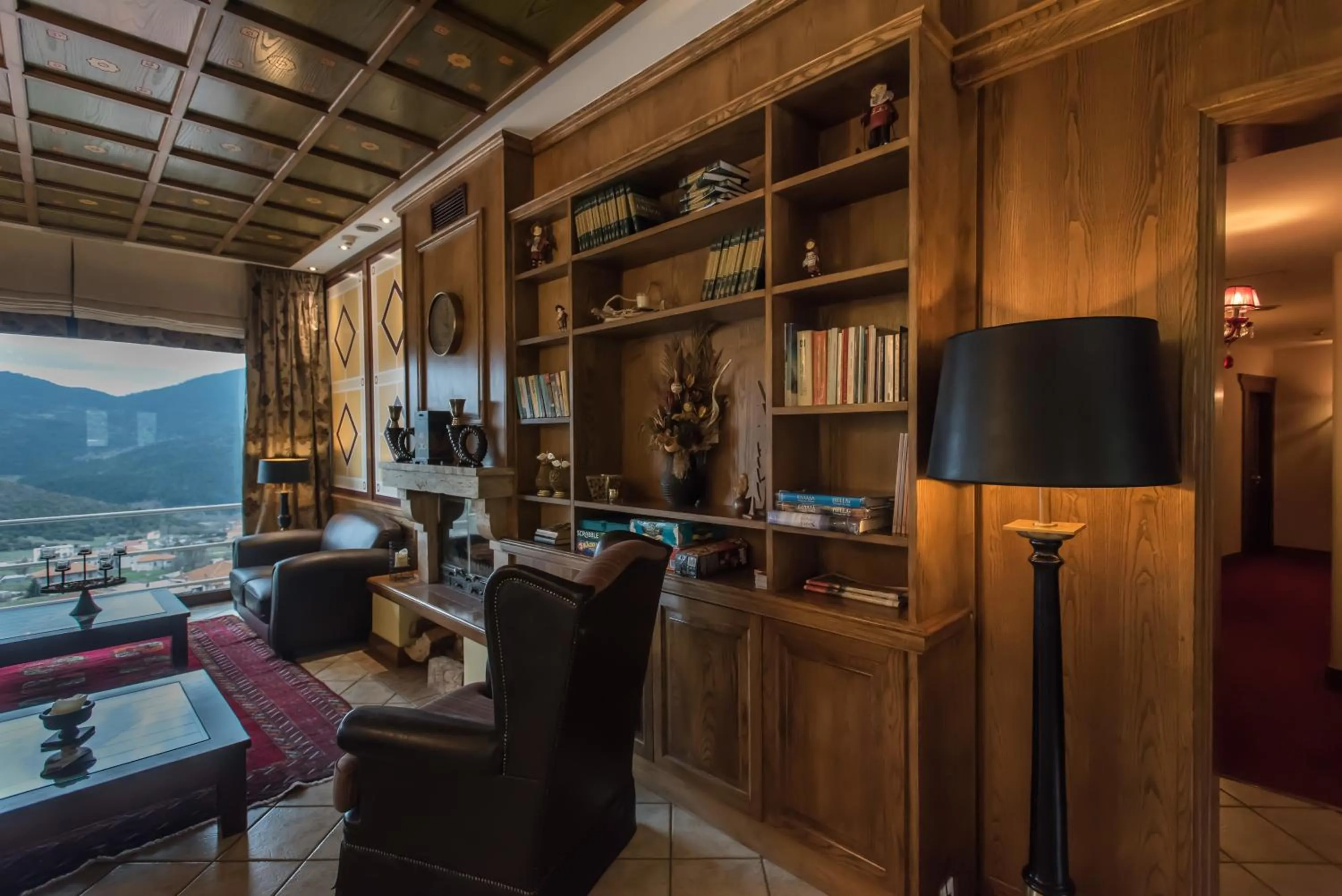 Library in Anesis Hotel