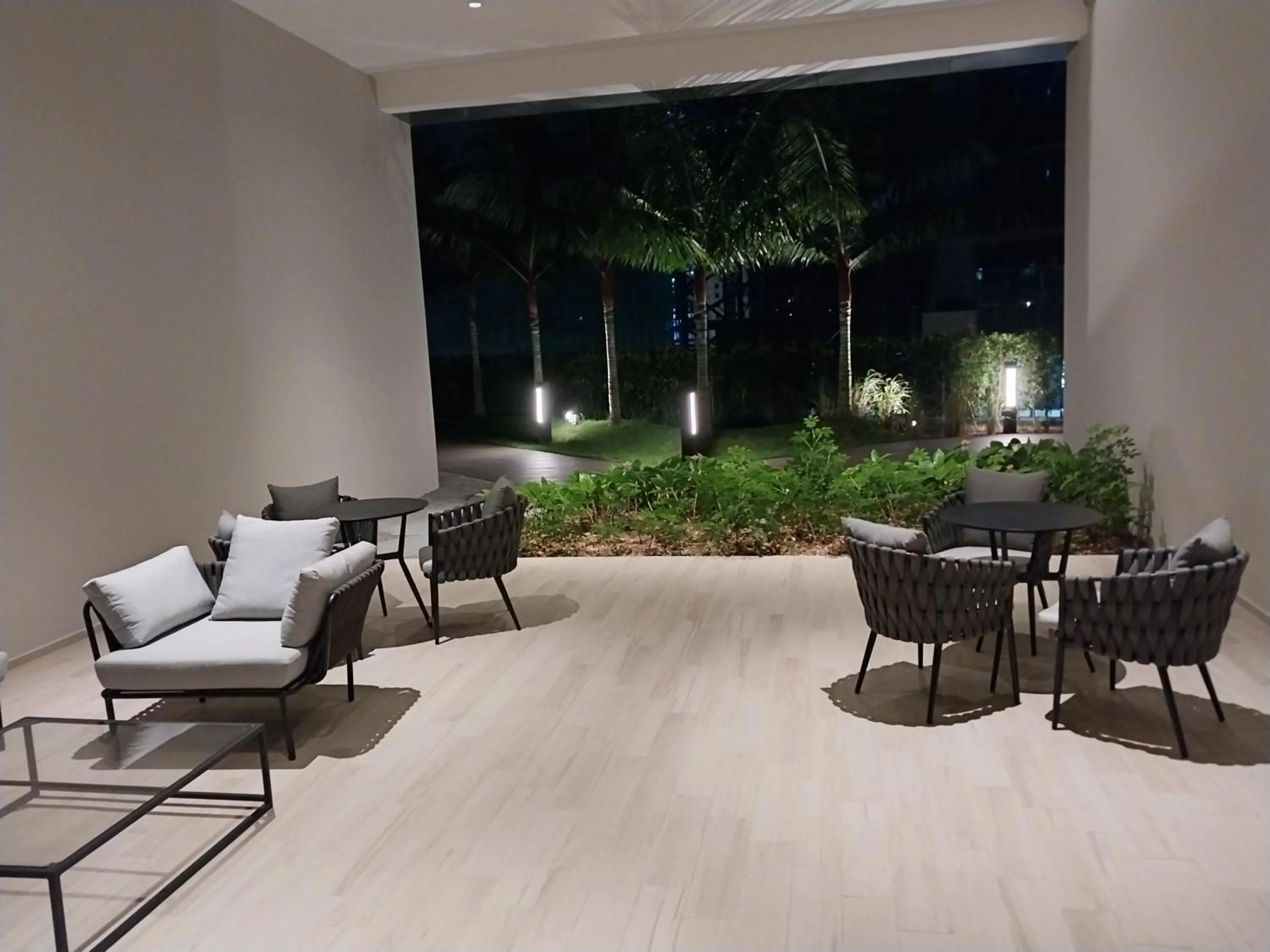 Seating area in Eaton Residence Yemala