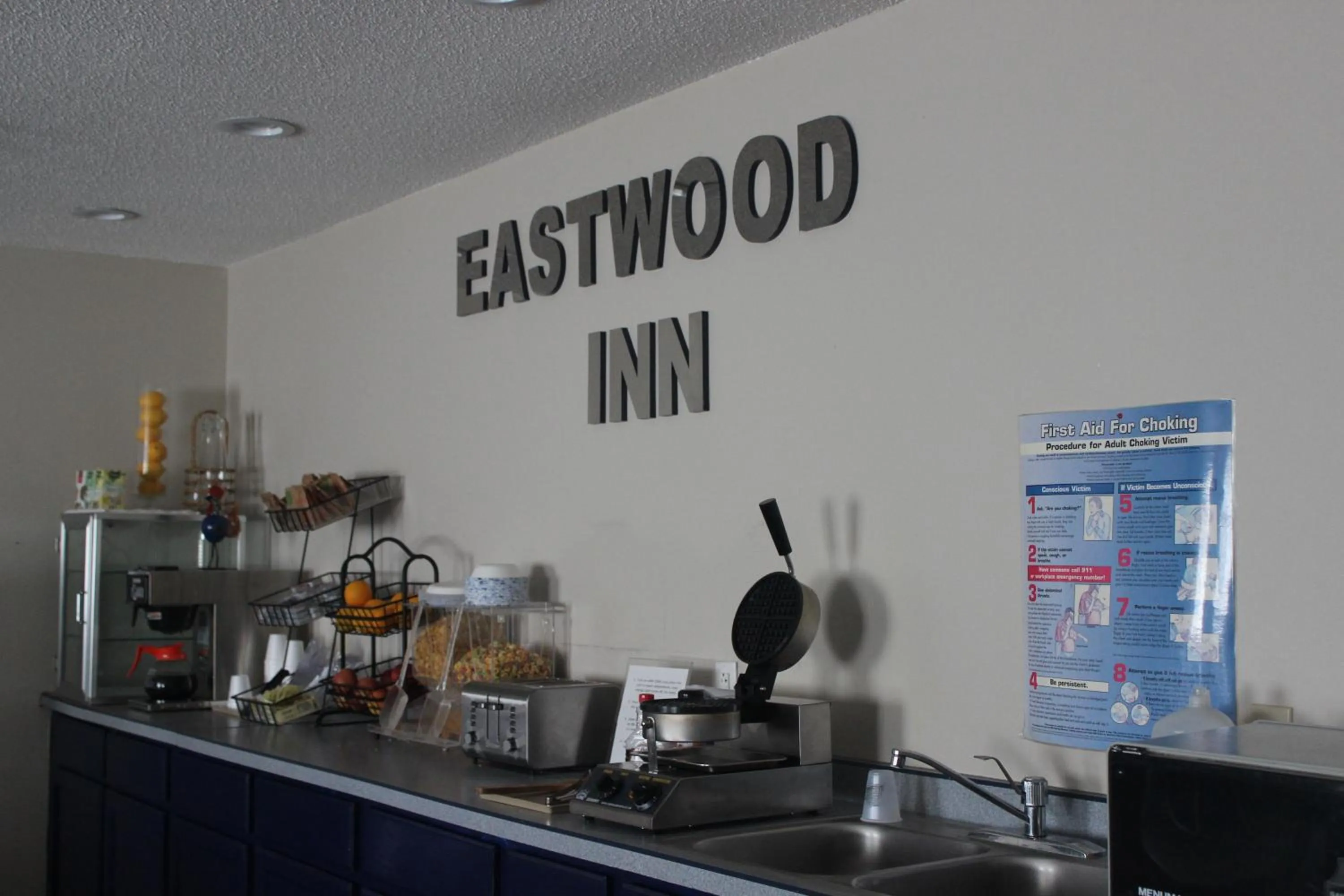 Property logo or sign in Eastwood Inn