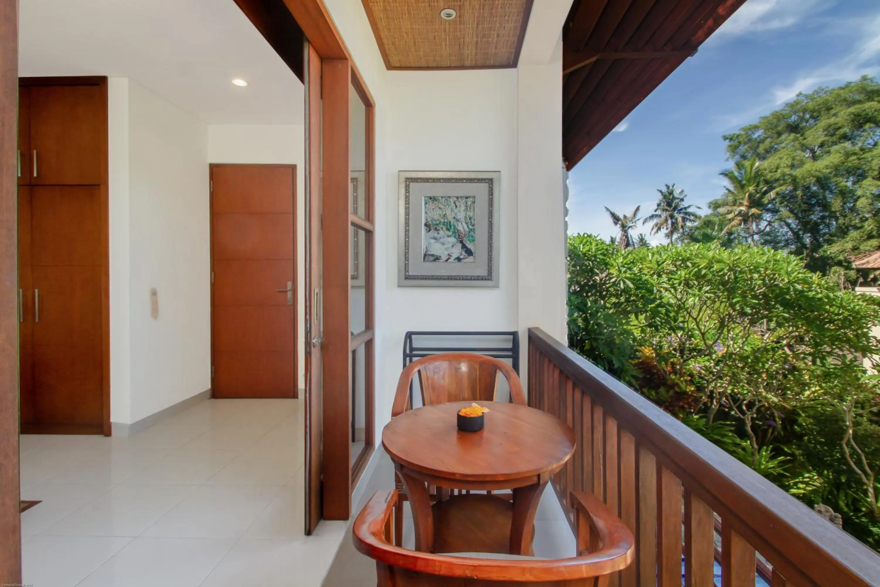 Balcony/Terrace in Tebesaya Cottage by GenuineHost