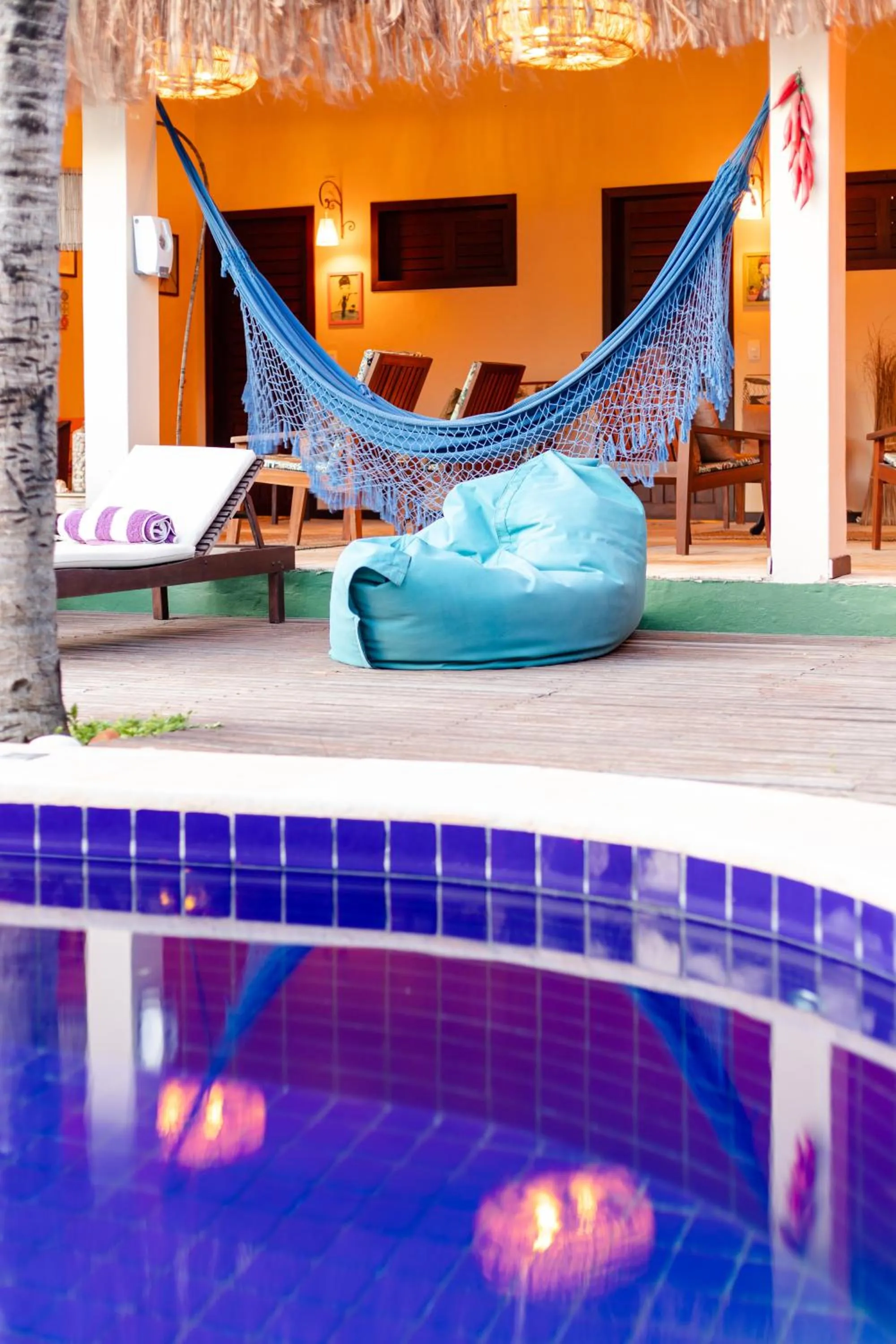 Patio in Pousada La Vie Jeri