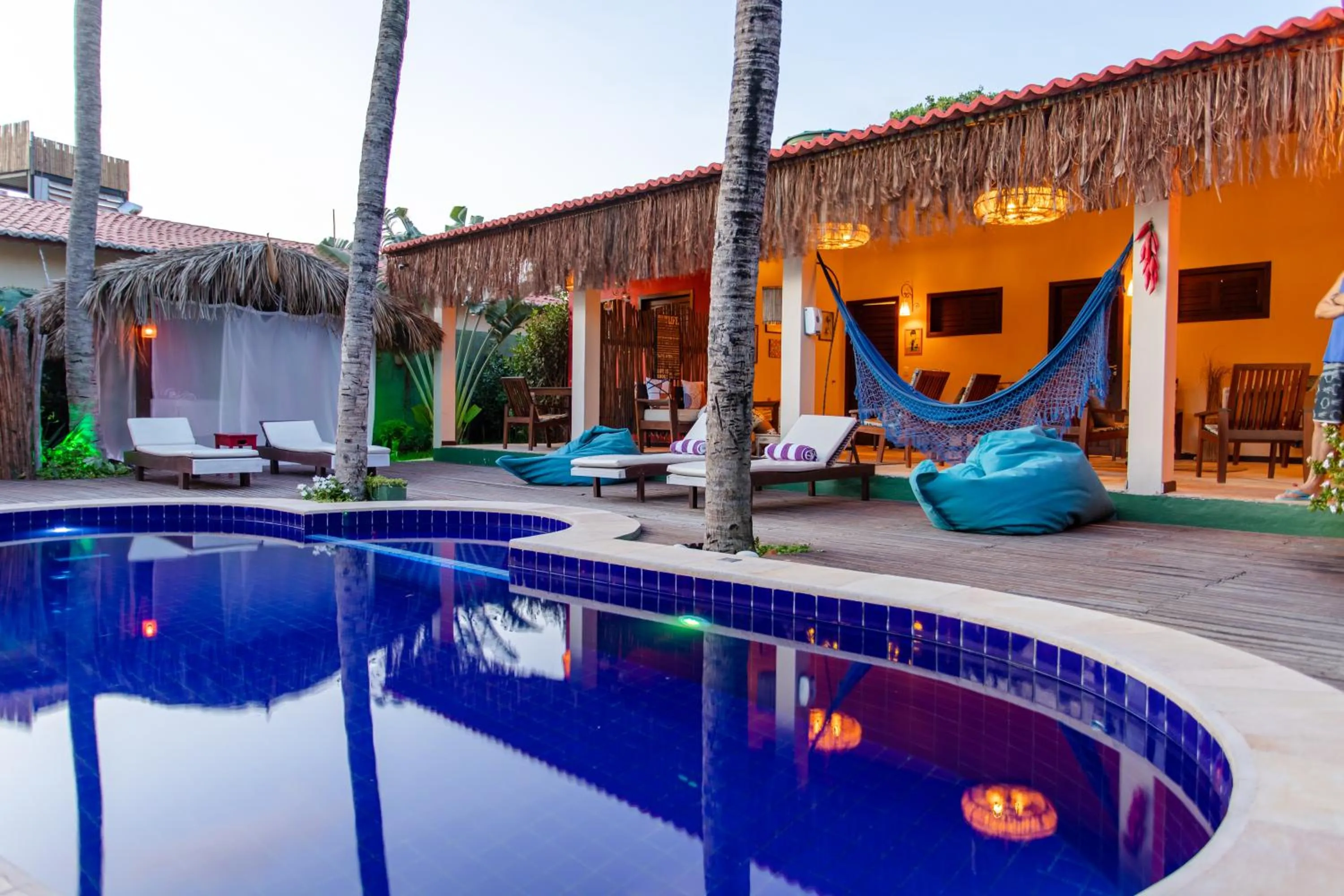 Patio in Pousada La Vie Jeri