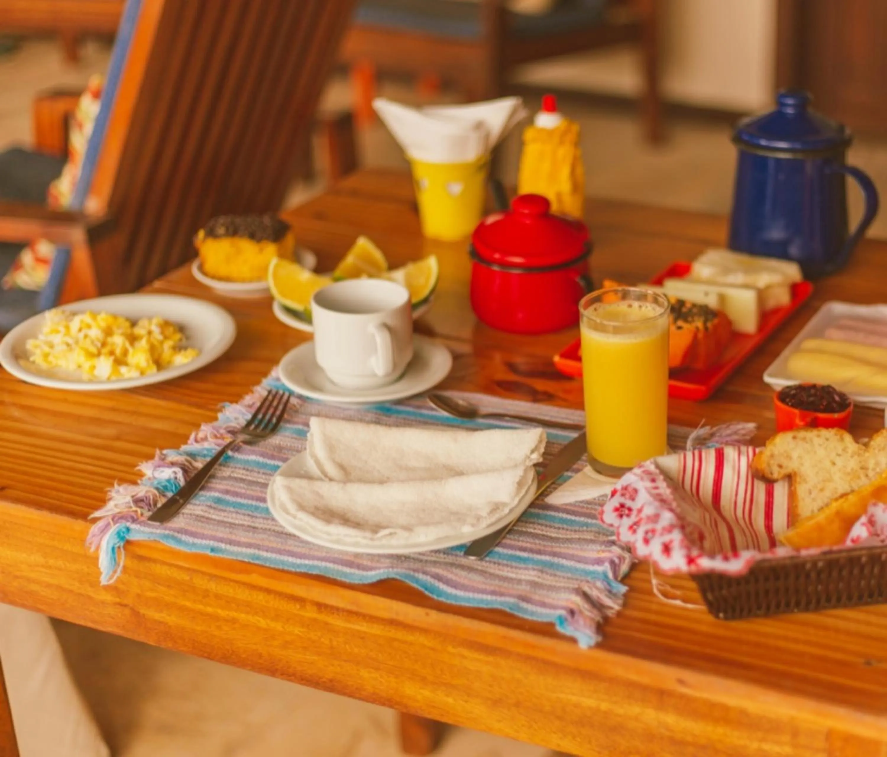 Breakfast in Pousada La Vie Jeri