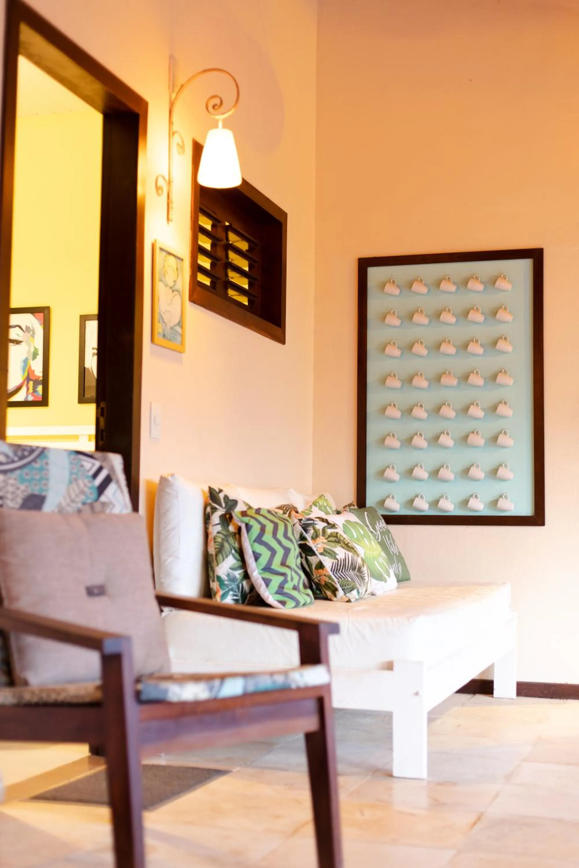 Decorative detail in Pousada La Vie Jeri