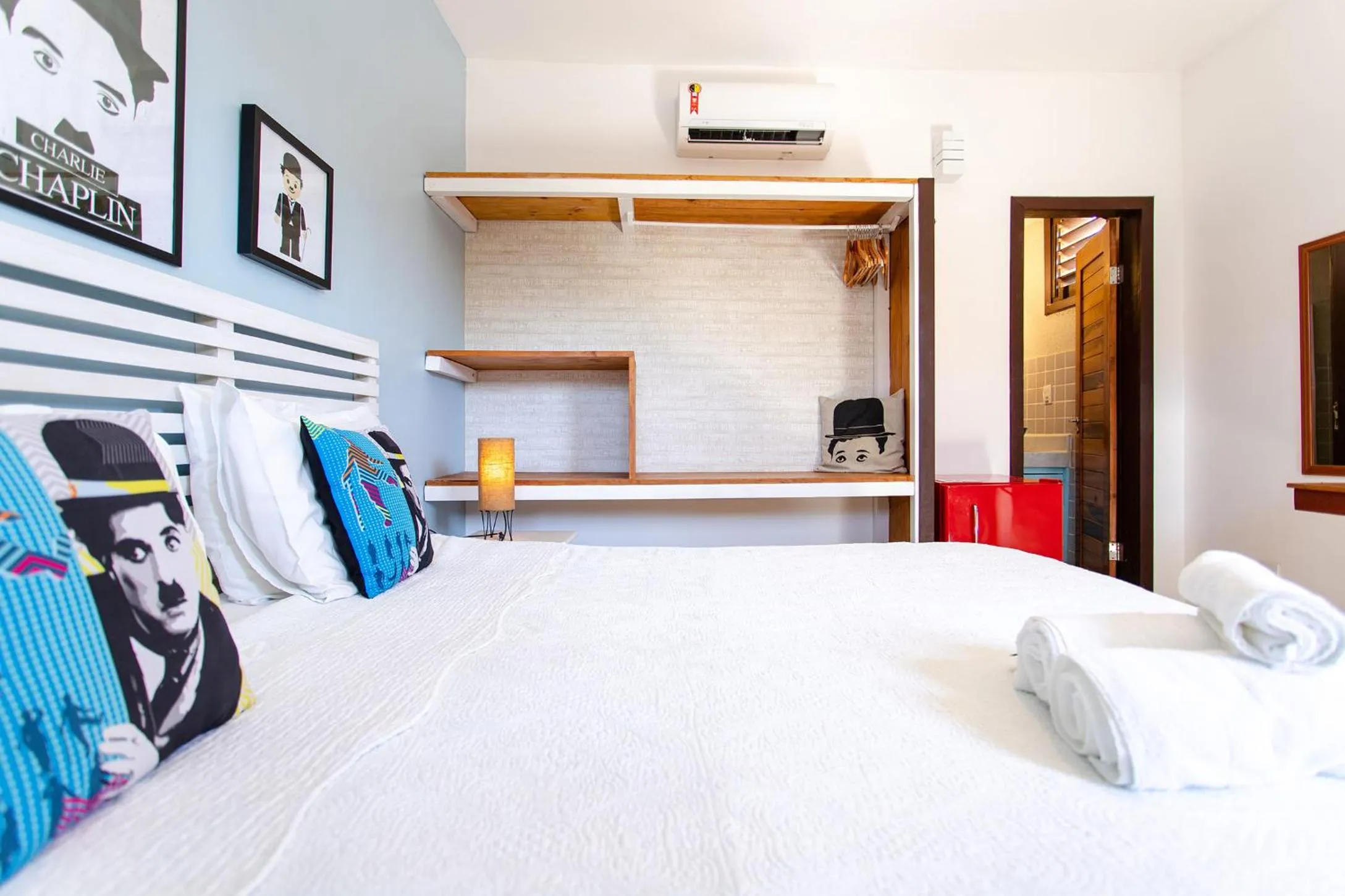 Bed in Pousada La Vie Jeri