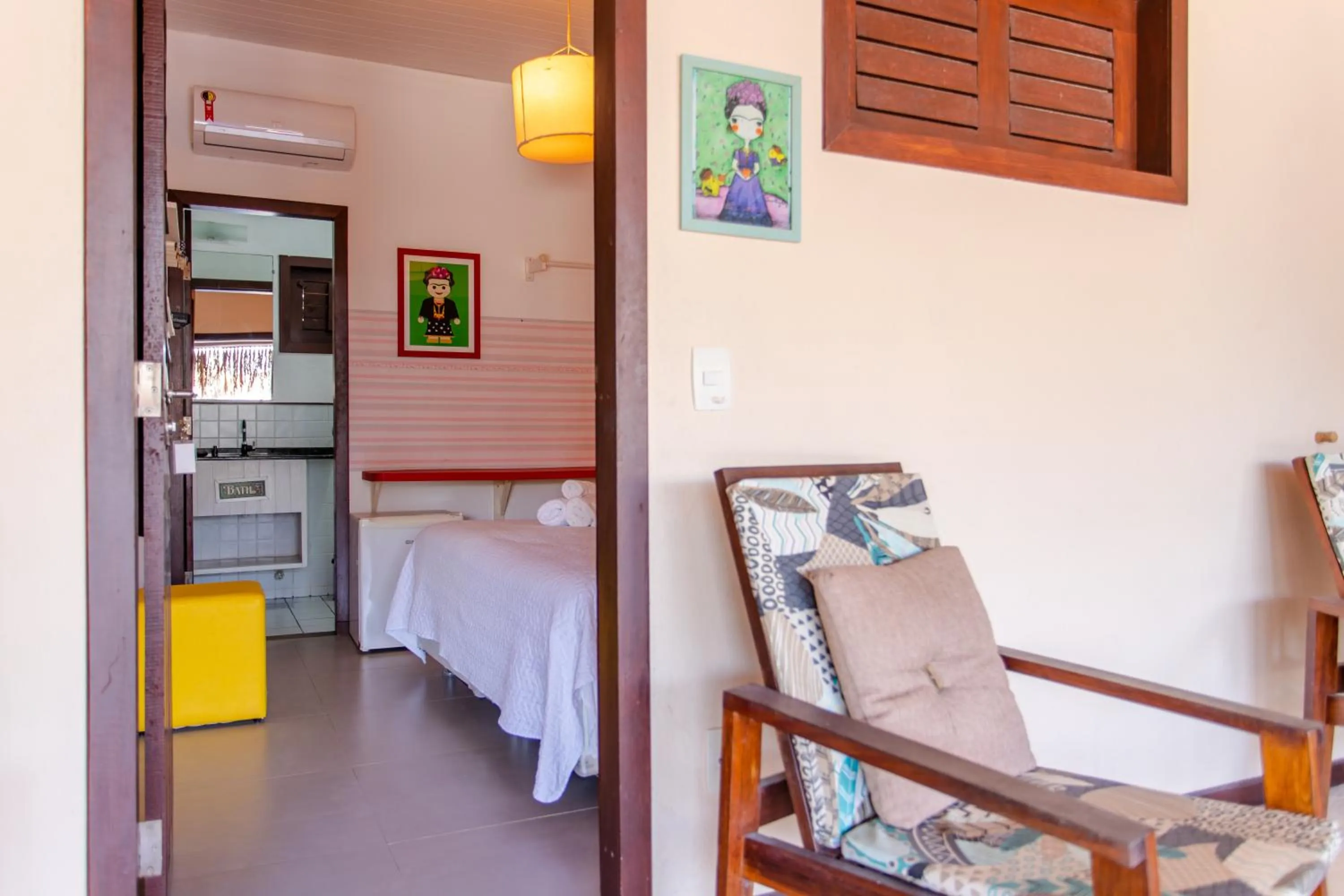 Bed in Pousada La Vie Jeri