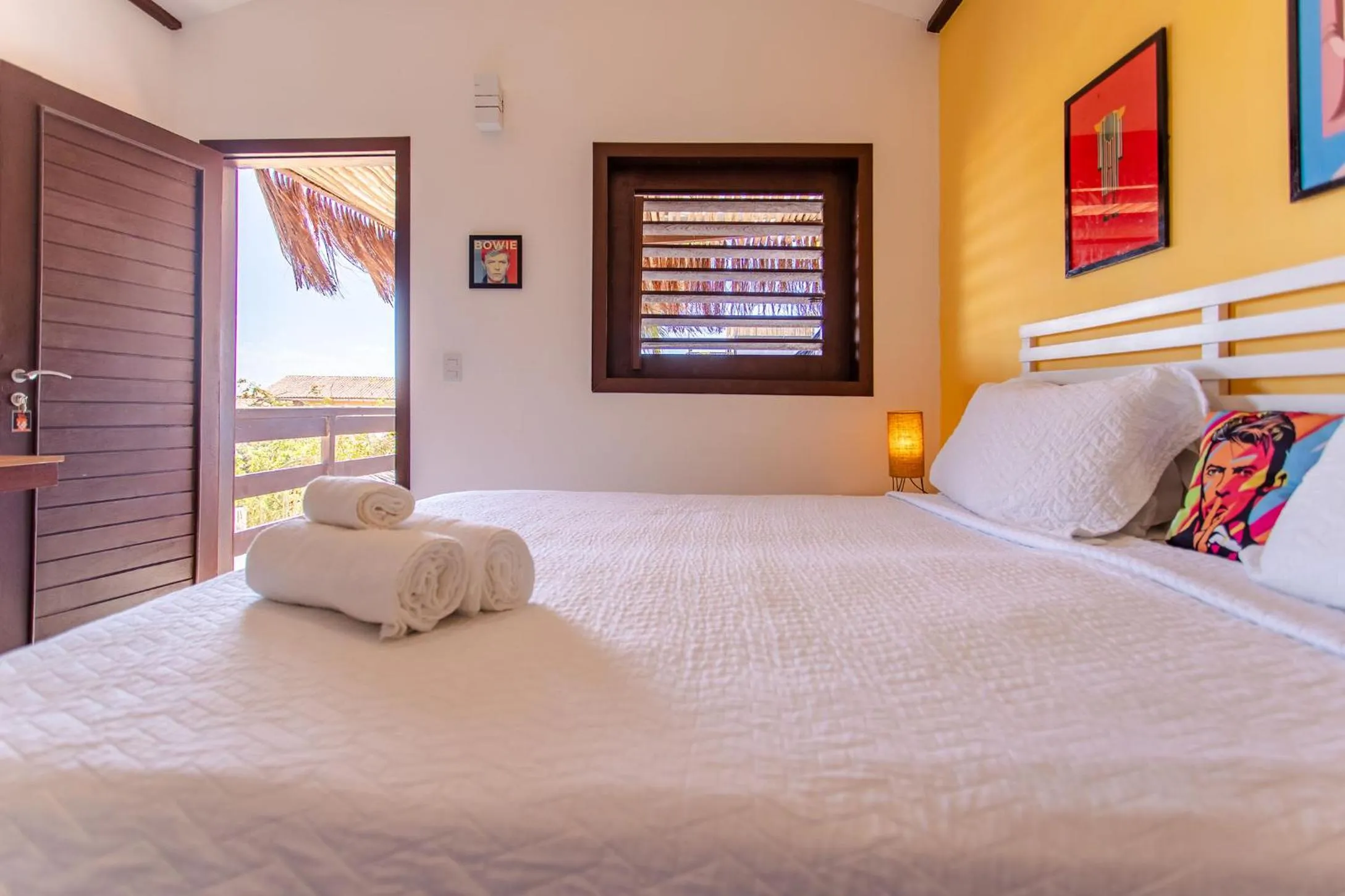 Bed in Pousada La Vie Jeri