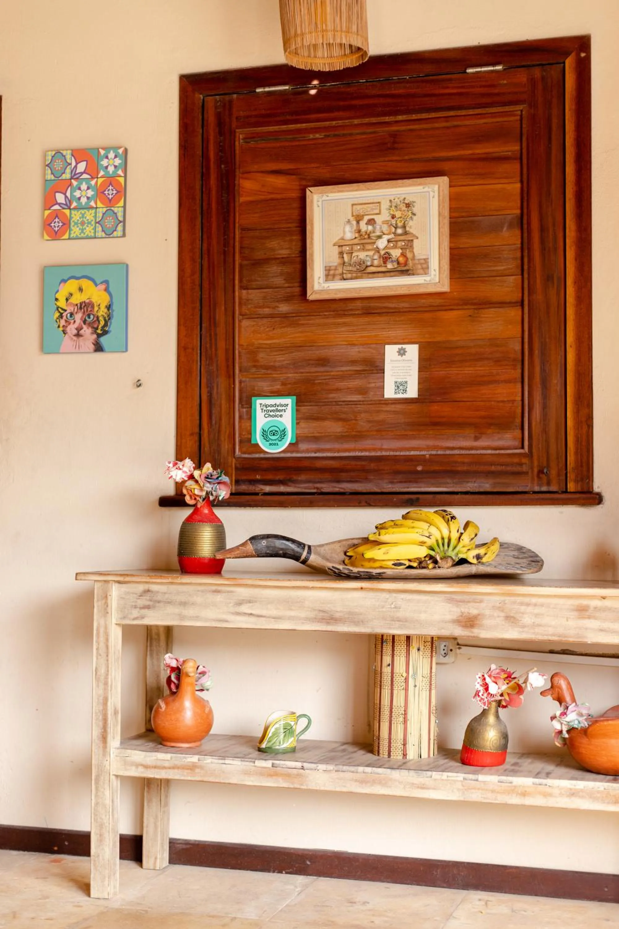 Decorative detail in Pousada La Vie Jeri