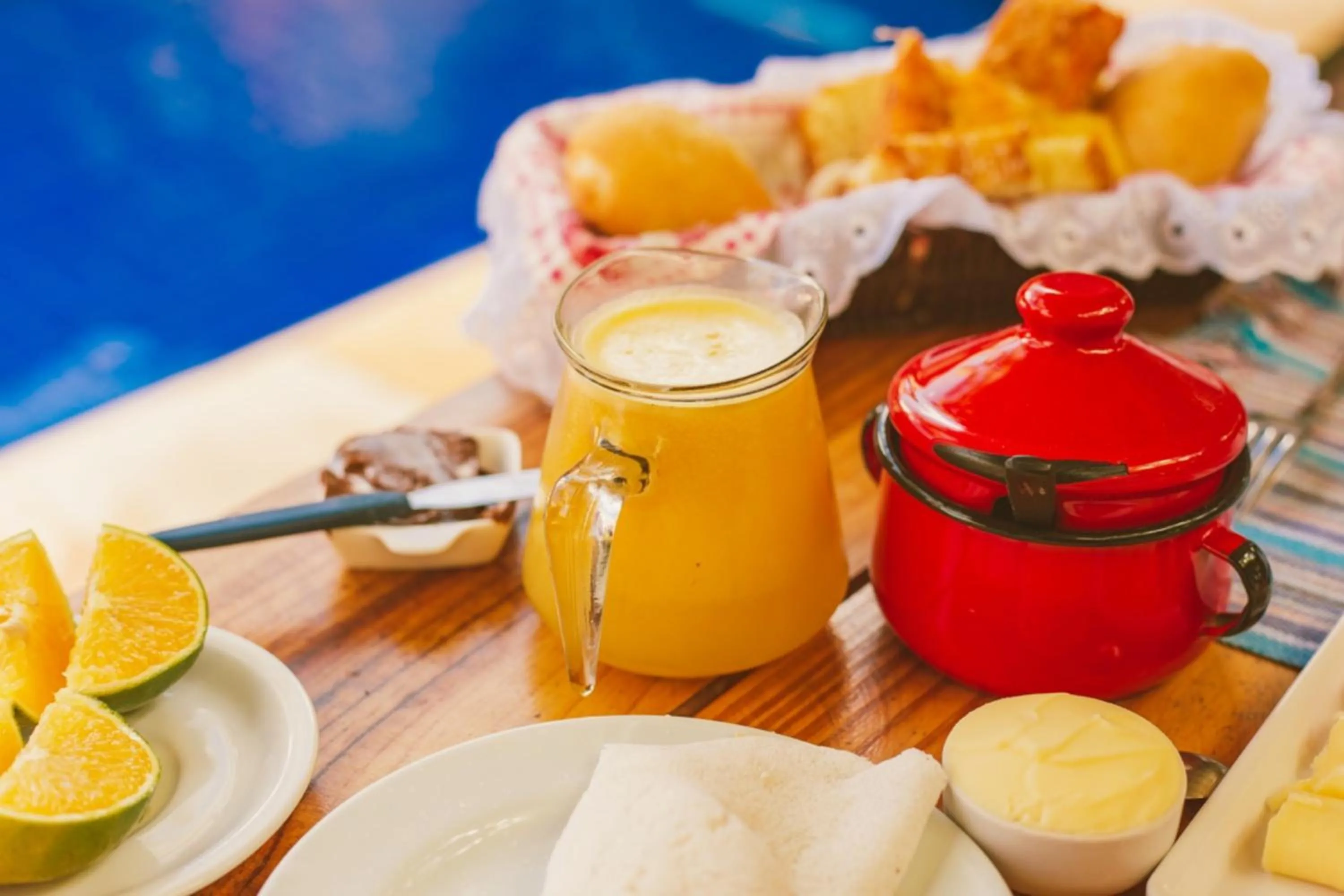 Breakfast in Pousada La Vie Jeri