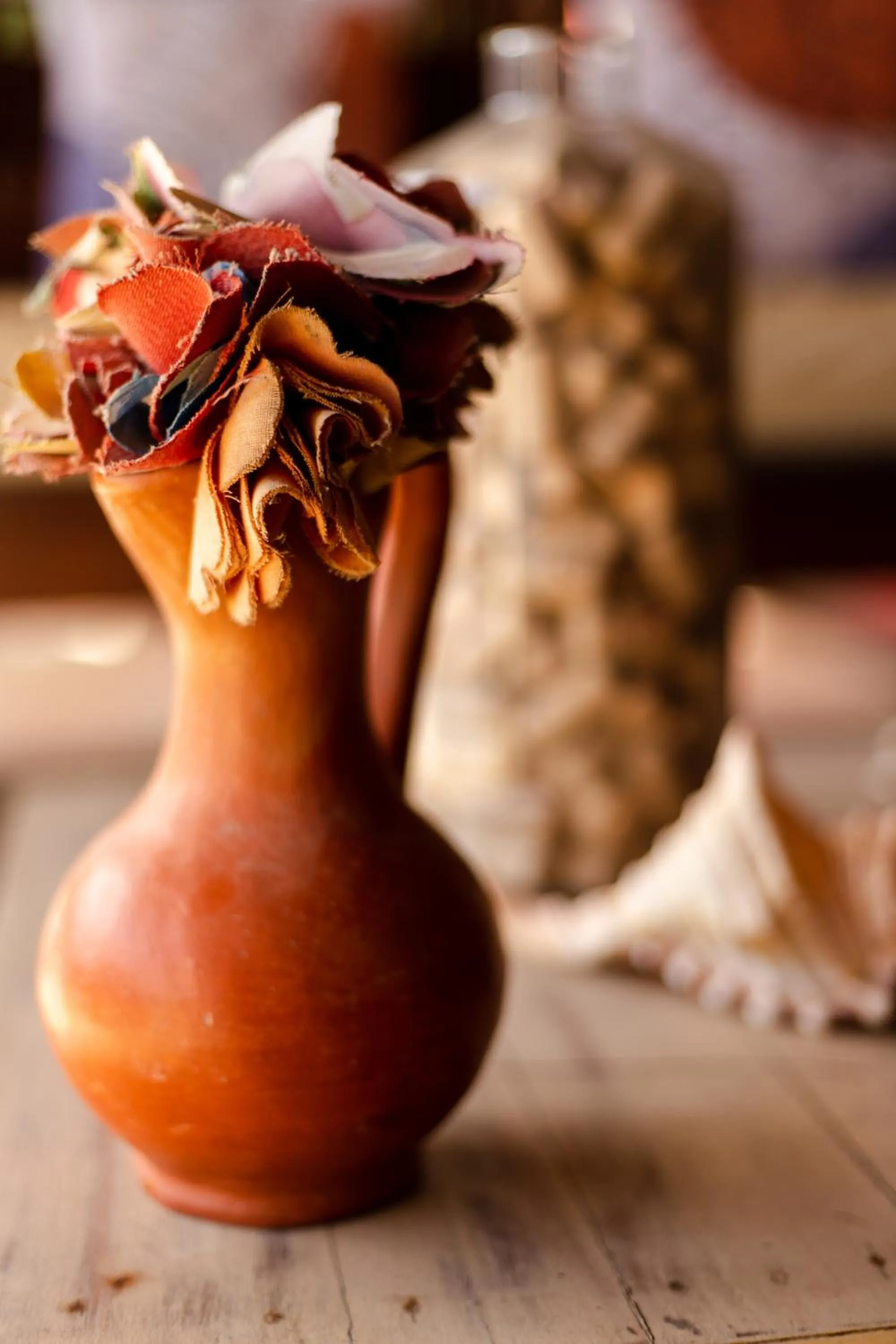 Decorative detail in Pousada La Vie Jeri