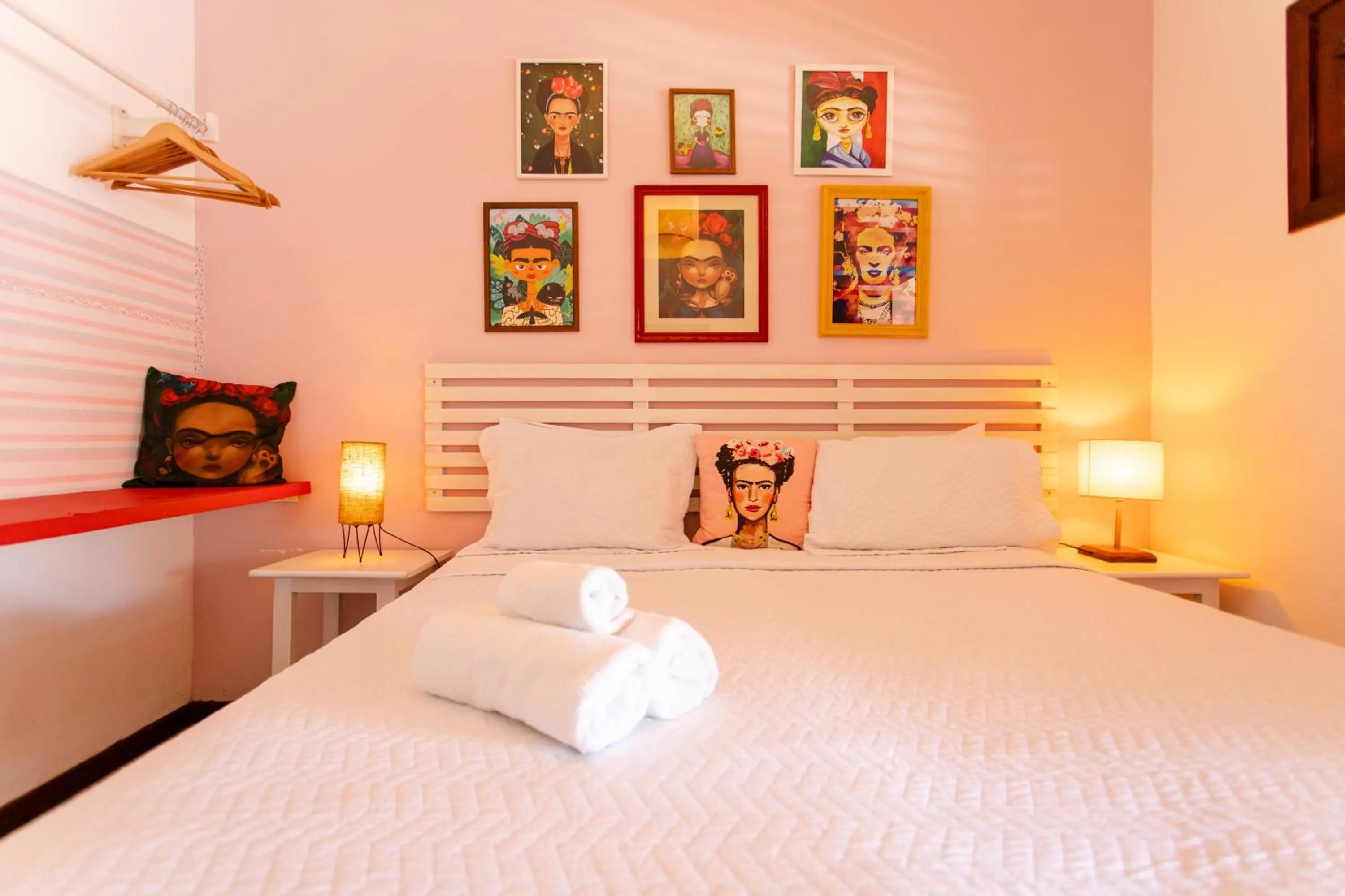 Bed in Pousada La Vie Jeri