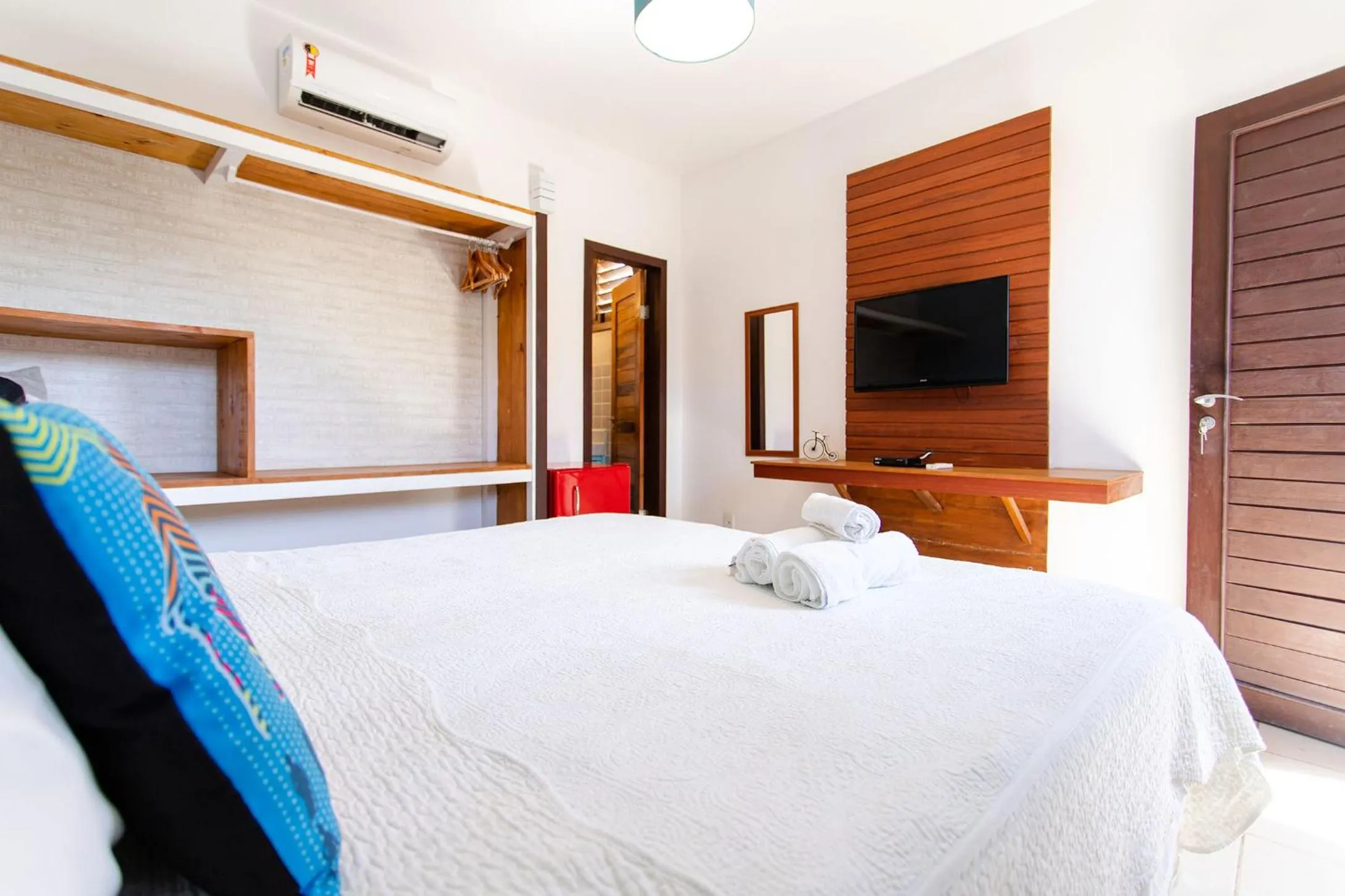 Bed in Pousada La Vie Jeri