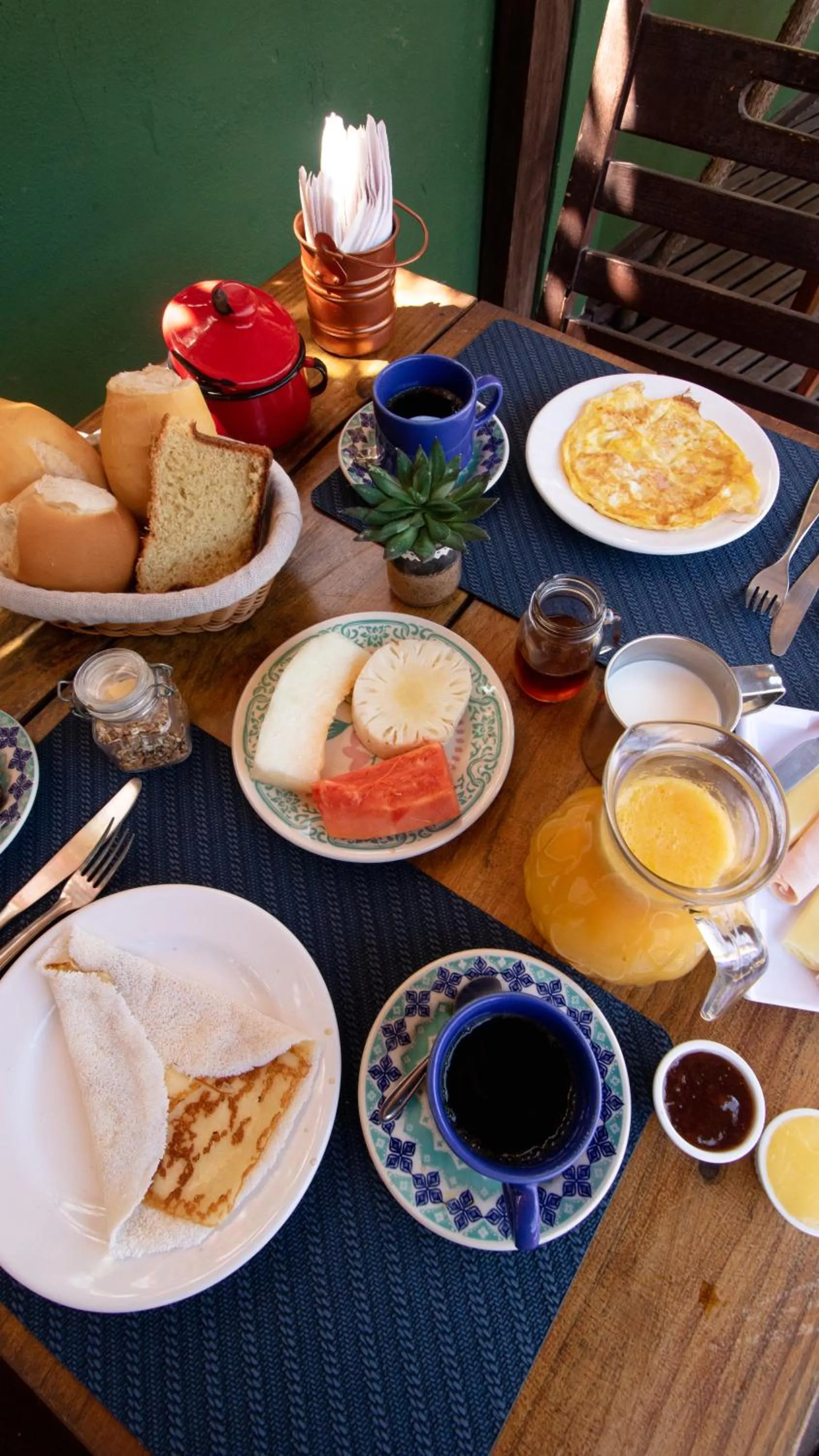 Breakfast in Pousada La Vie Jeri