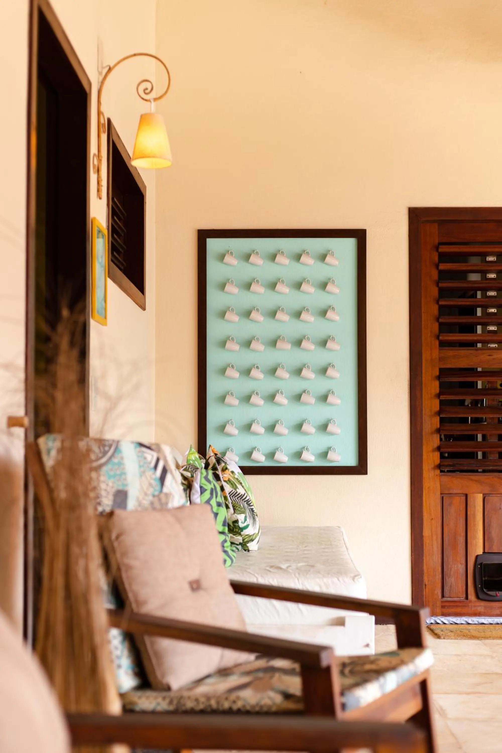 Decorative detail in Pousada La Vie Jeri