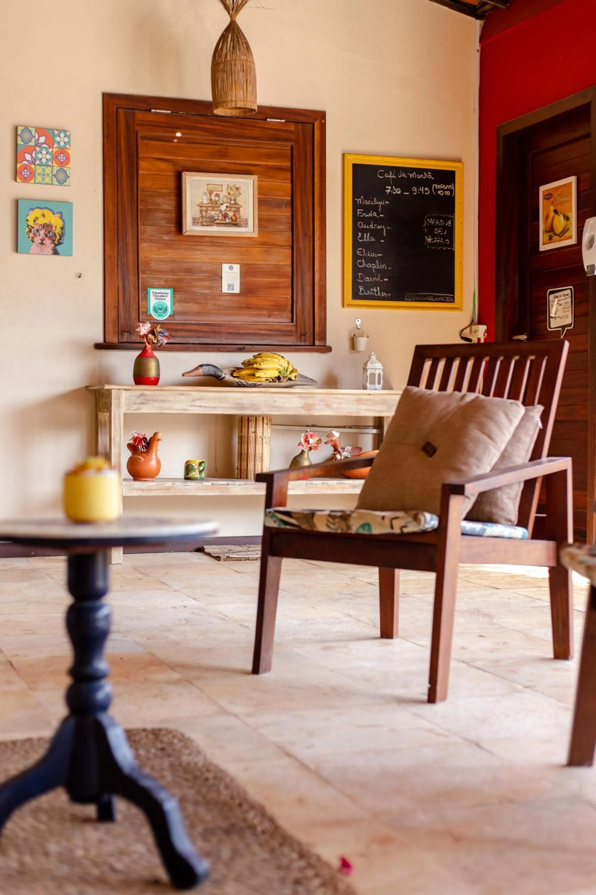 Decorative detail in Pousada La Vie Jeri