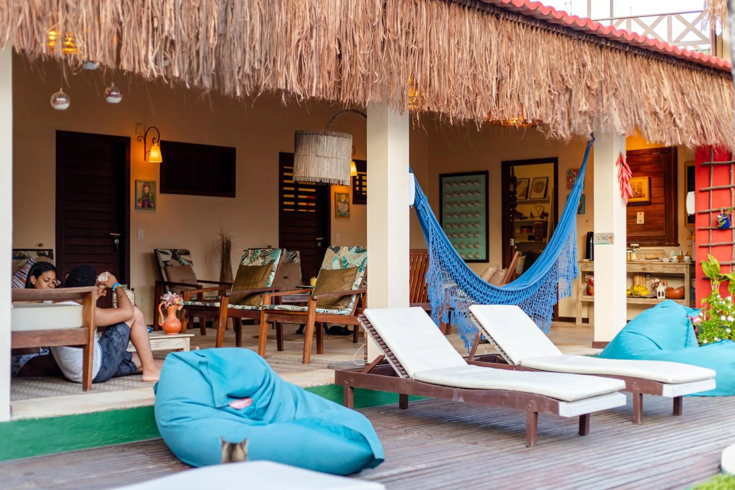 Patio in Pousada La Vie Jeri