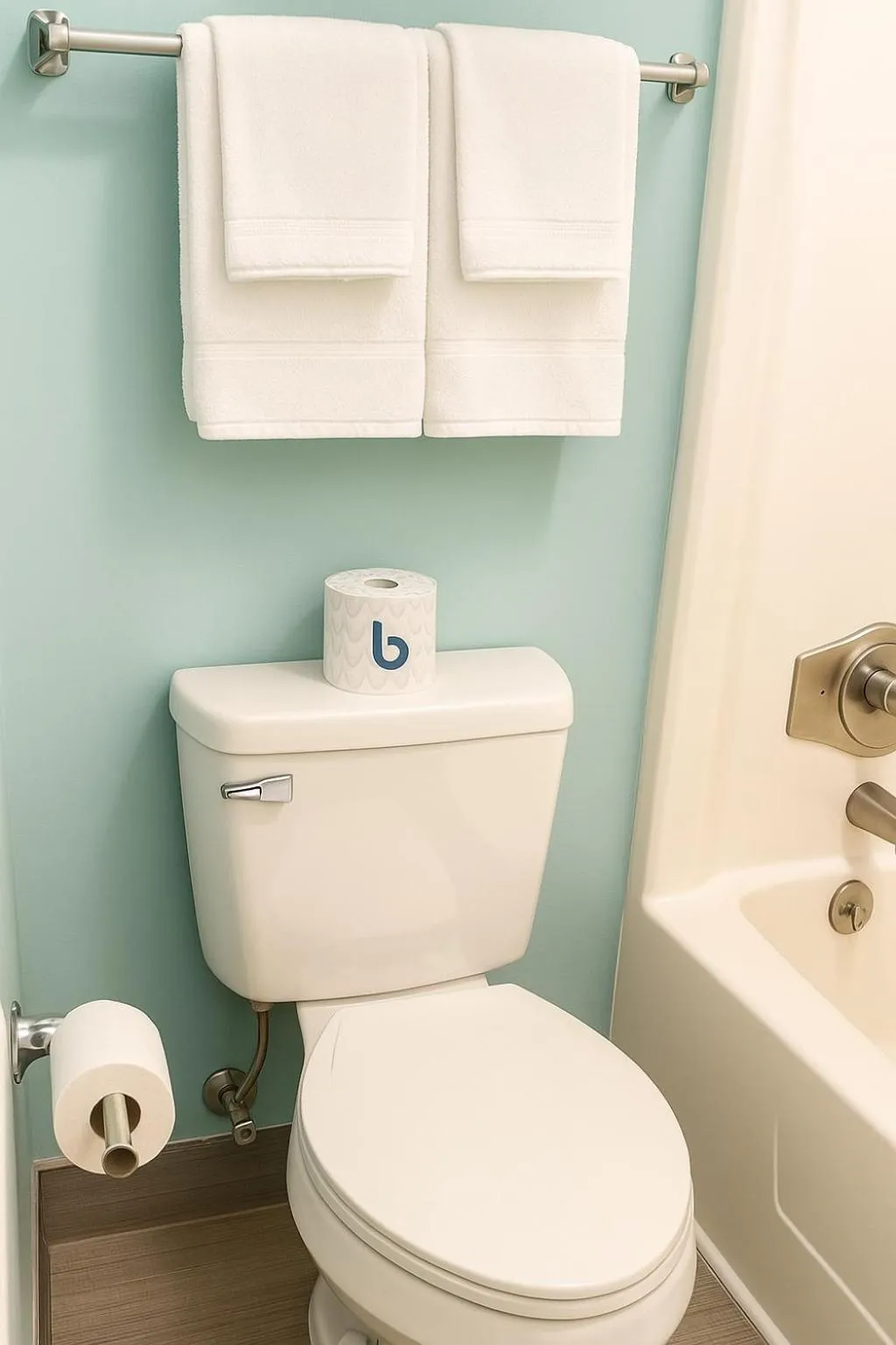 Toilet in Raceway Inn