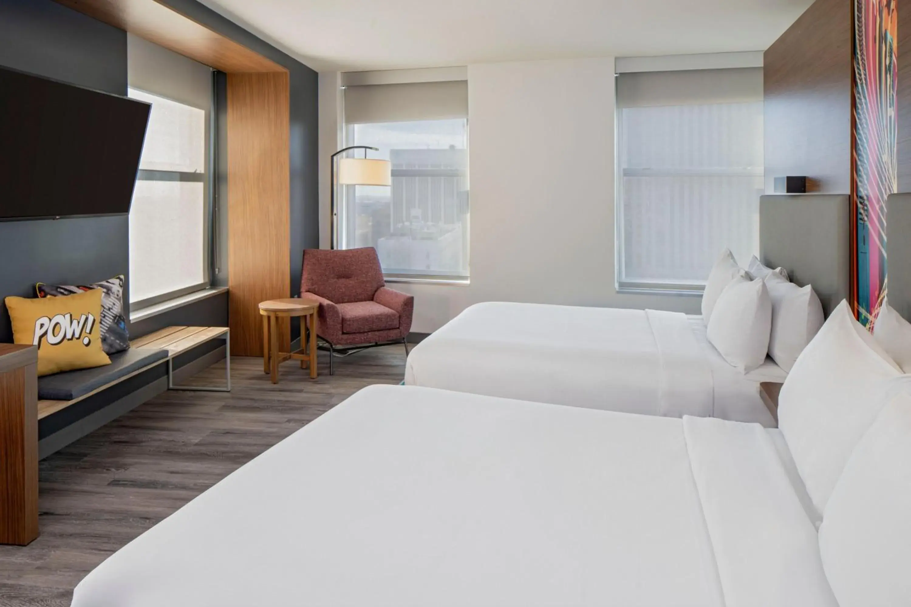 2 Queen, Corner room in Aloft New Orleans Downtown 2 Queen, Corner room in Aloft New Orleans Downtown