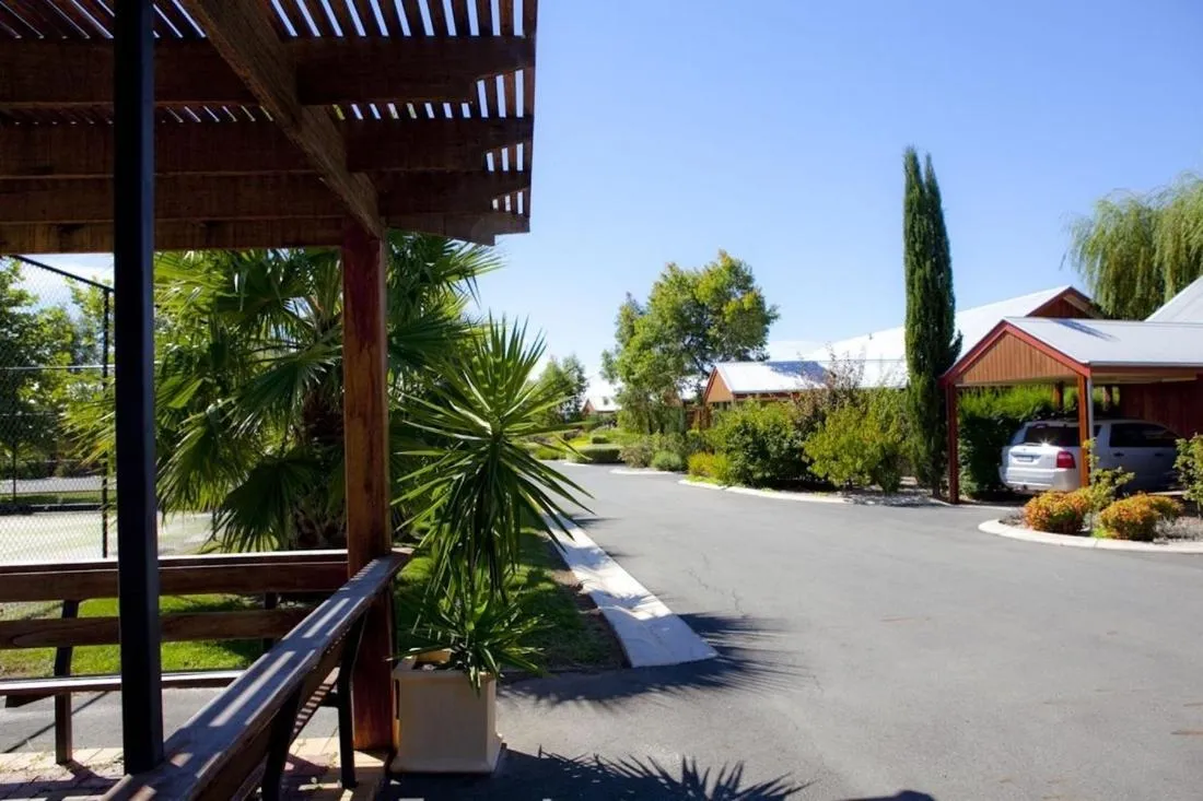 Garden in Perricoota Vines Retreat