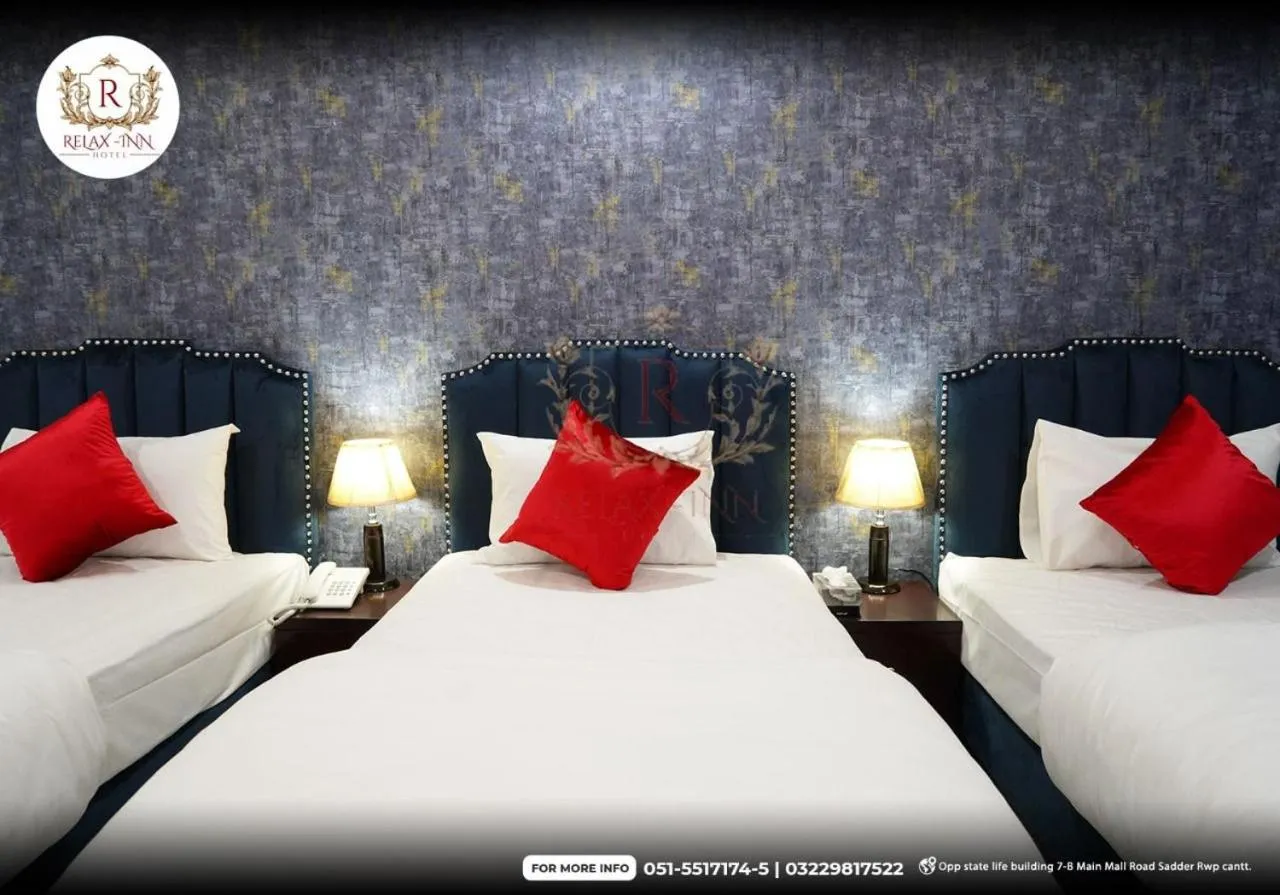 Bed in Hotel Relax Inn Rawalpindi
