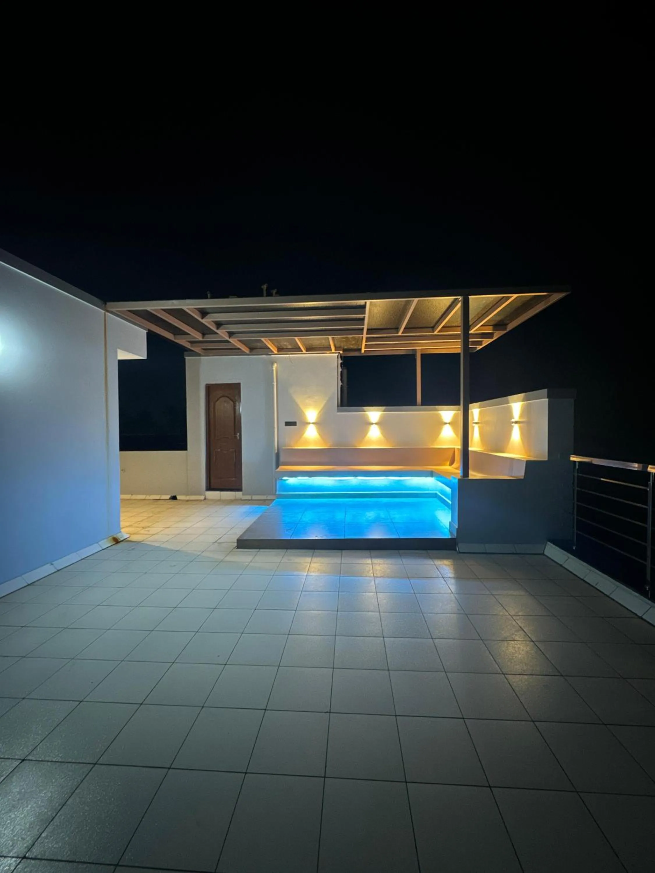 Swimming pool in ECR Holidays Lavish Homestay