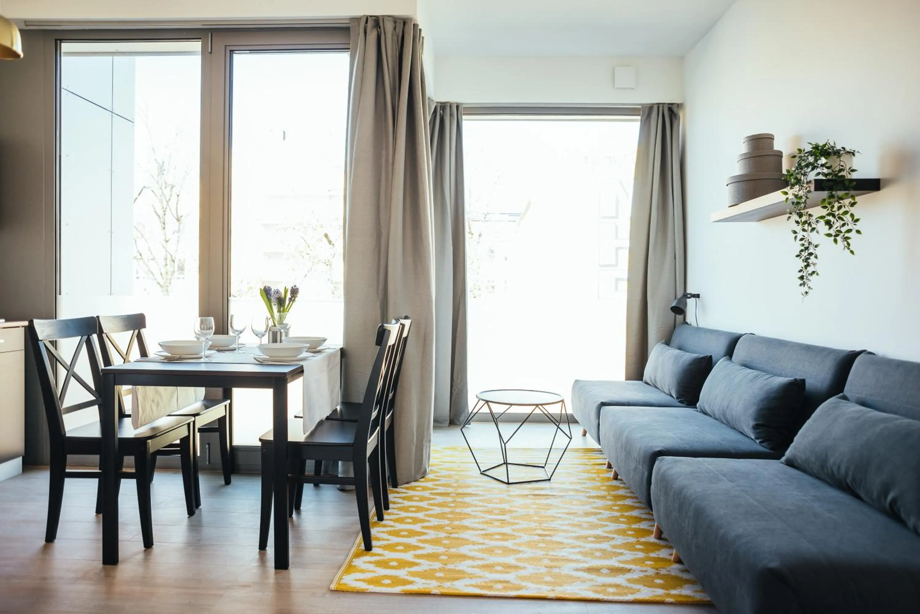 Living room in The Rix Studios & Suites