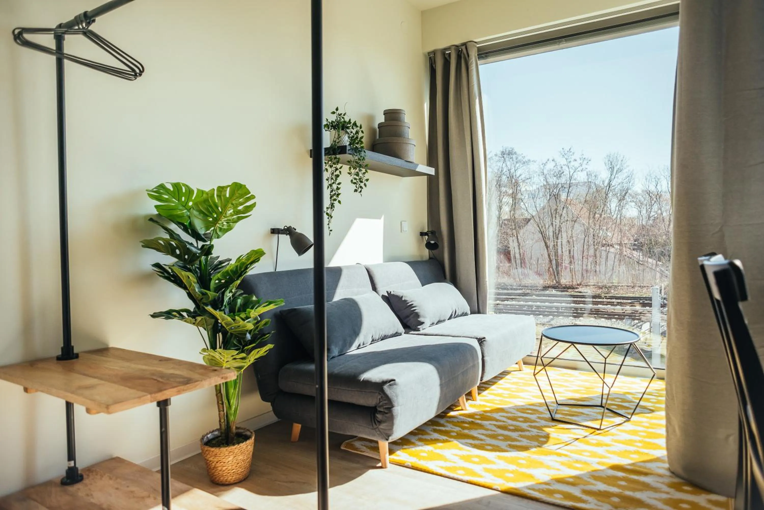 Living room in The Rix Studios & Suites