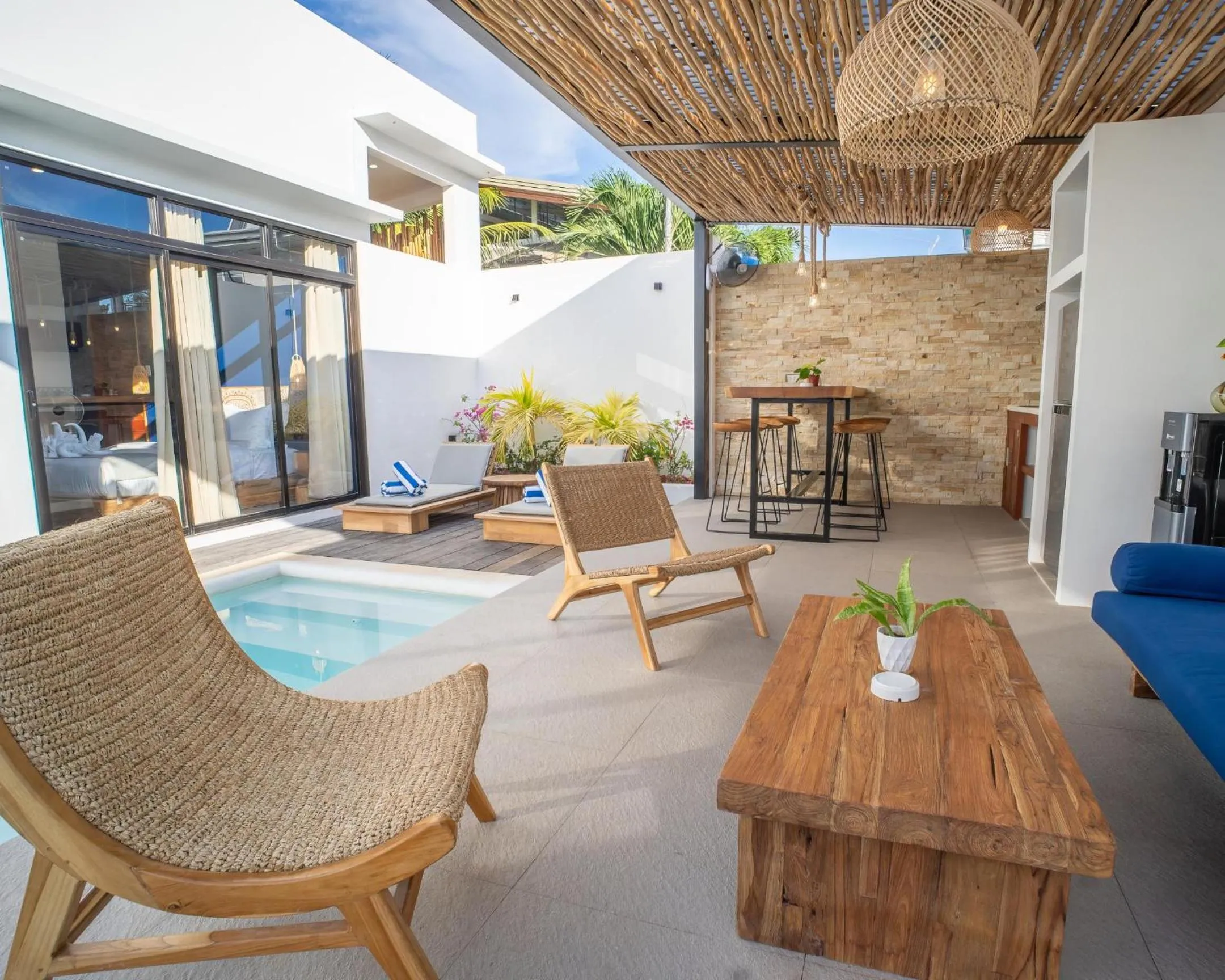 Seating area in Villa Kasadya