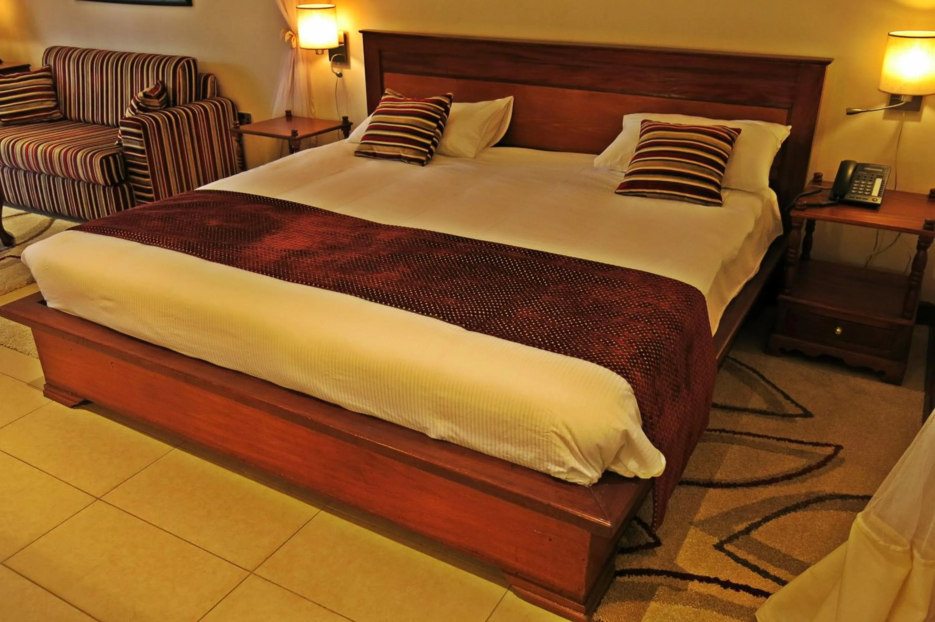 Bed in Sovereign Hotel