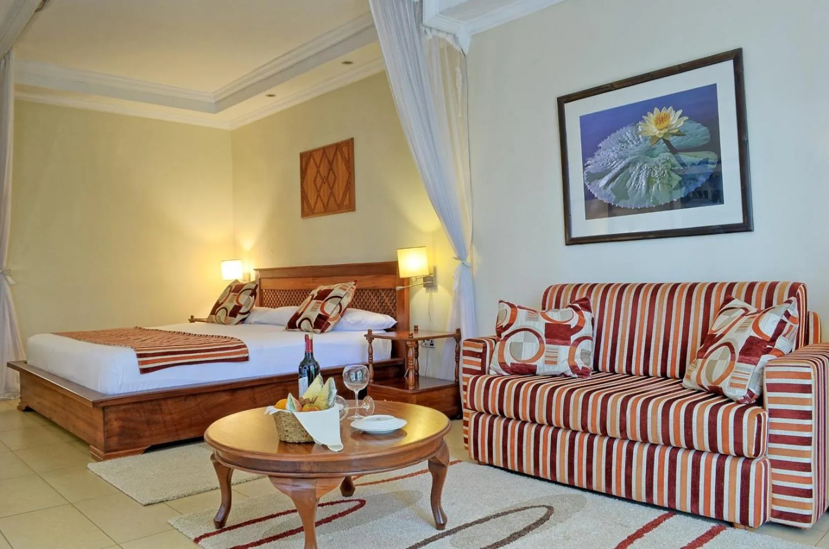 Bed in Sovereign Hotel