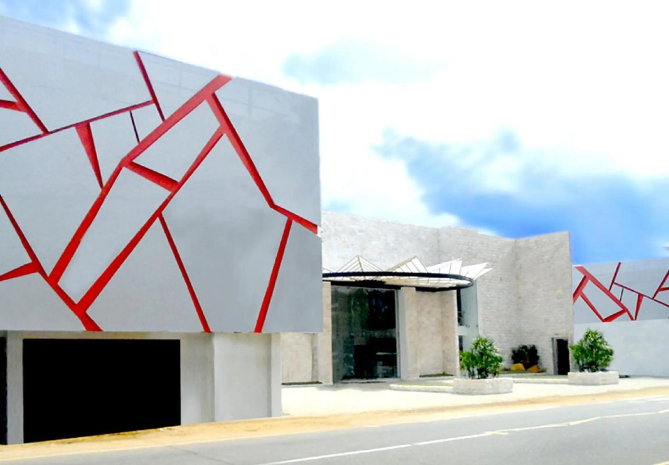 Facade/entrance in Avenra Beach Hikkaduwa