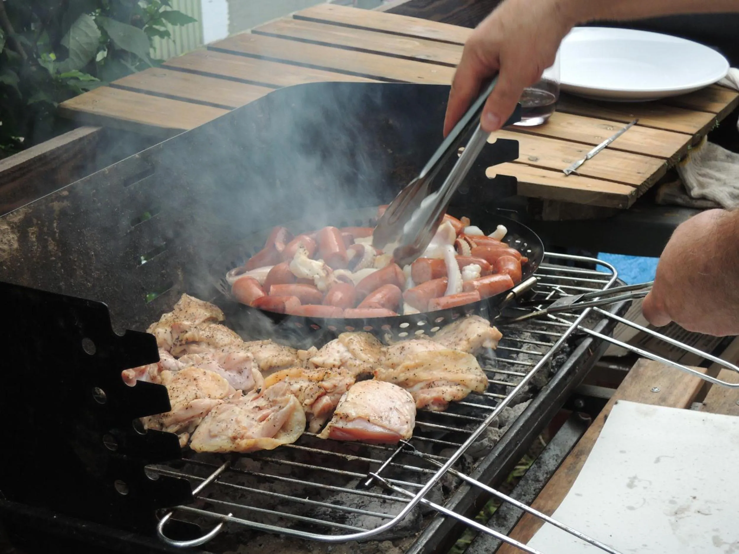 BBQ facilities in Nojiri Lake Resort
