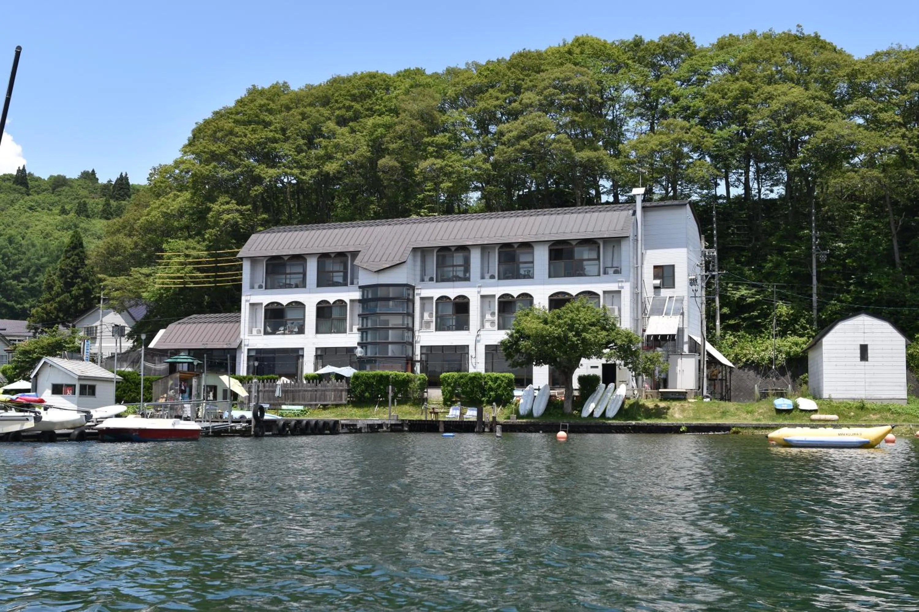 Property building in Nojiri Lake Resort