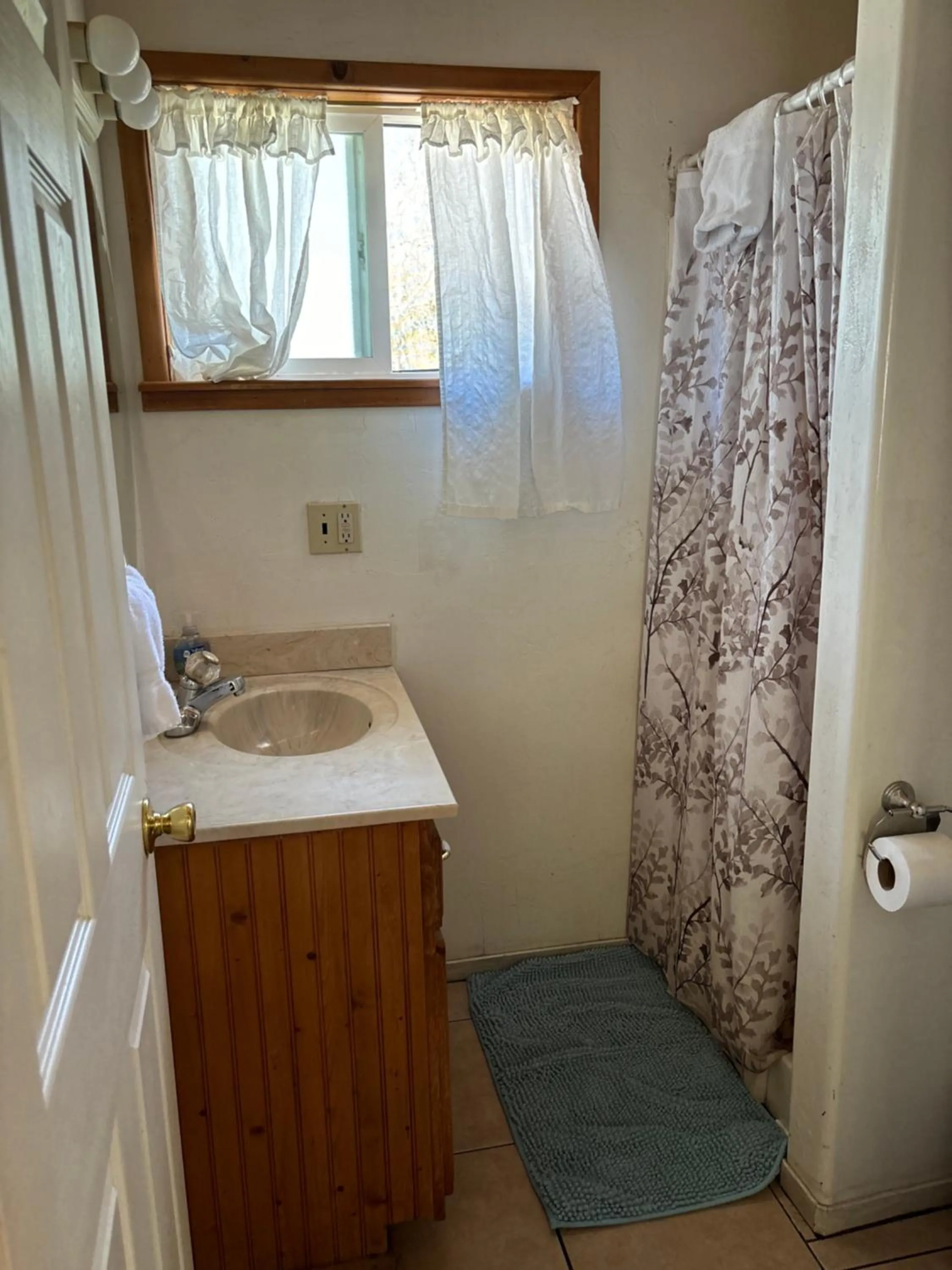 Bathroom in Sequoia River Front Cabins