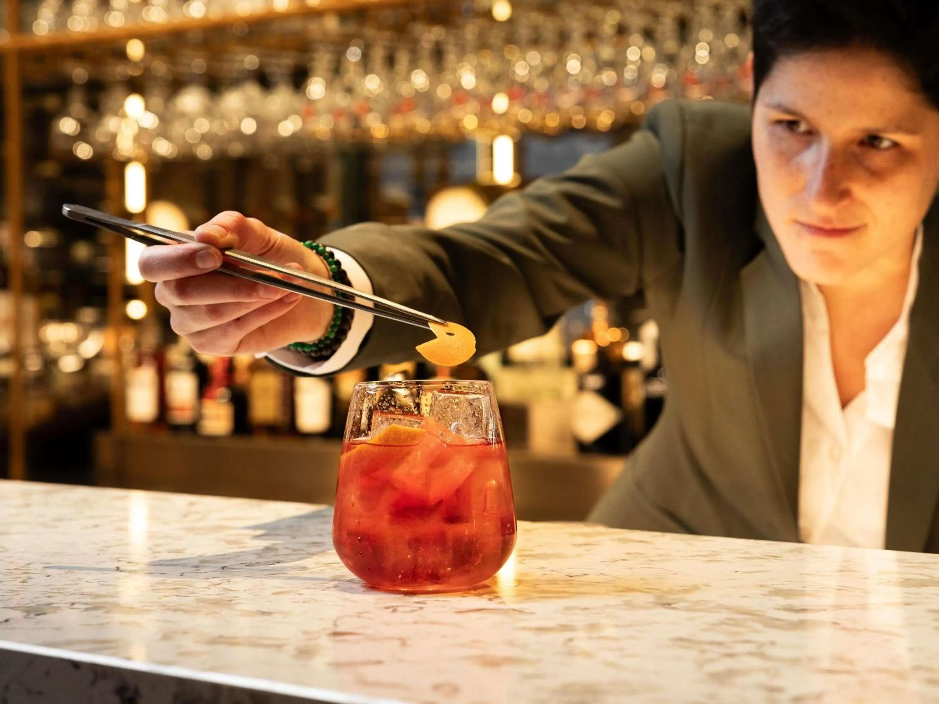 Lounge or bar in Mövenpick hotel Brussels airport