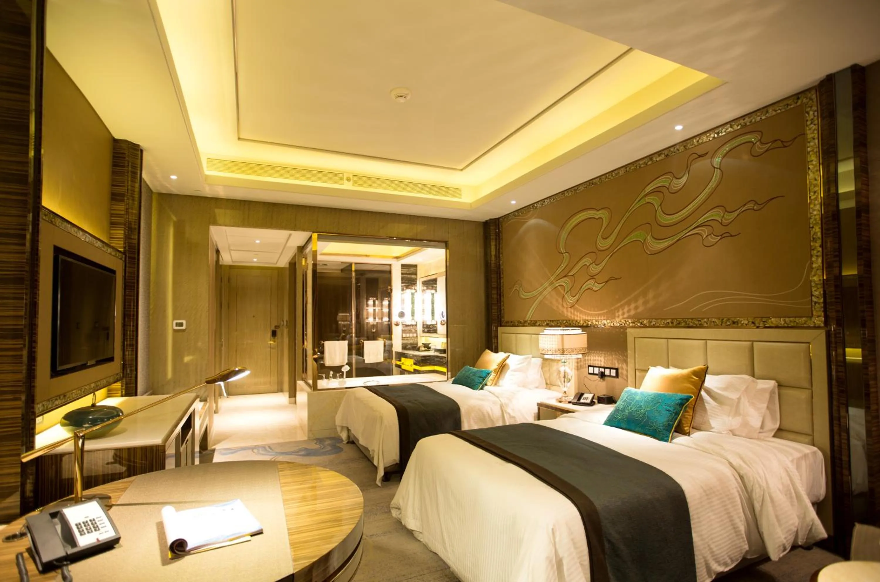 Photo of the whole room, Bed in Wanda Vista Lanzhou