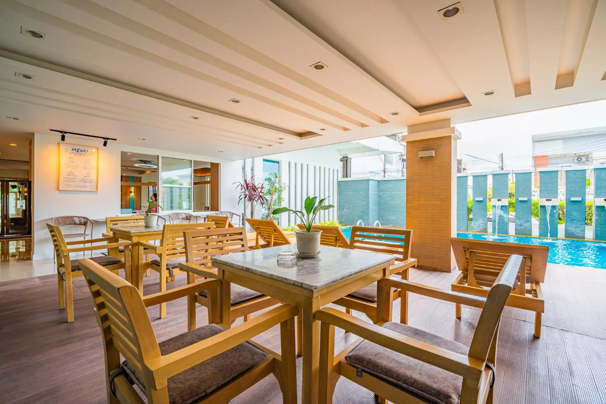 Pool view in Ratana Hotel Rassada, PHUKET TOWN- SHA Extra Plus