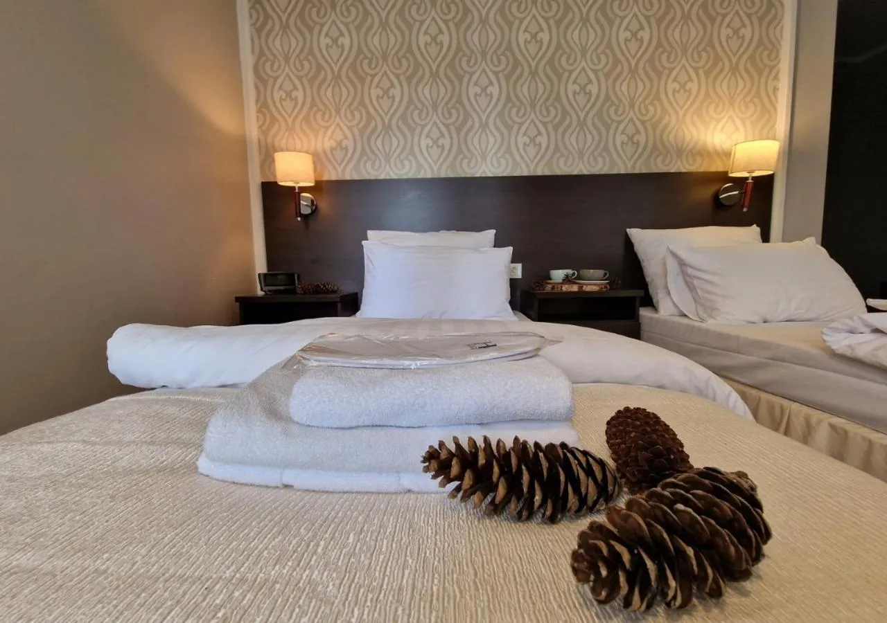 Bed in Hotel Grzegorzewski