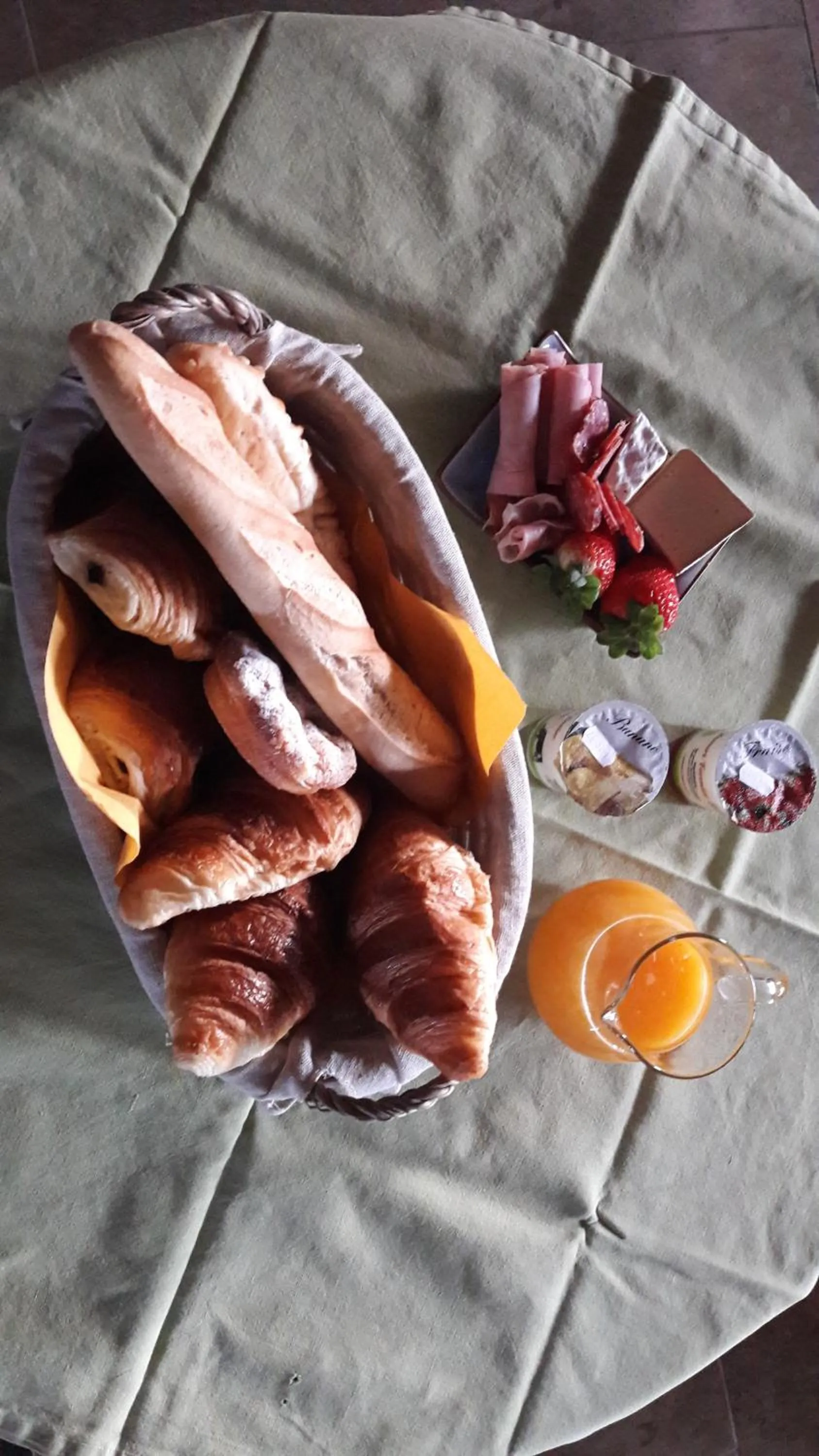 Food and drinks in B&B Aquavert