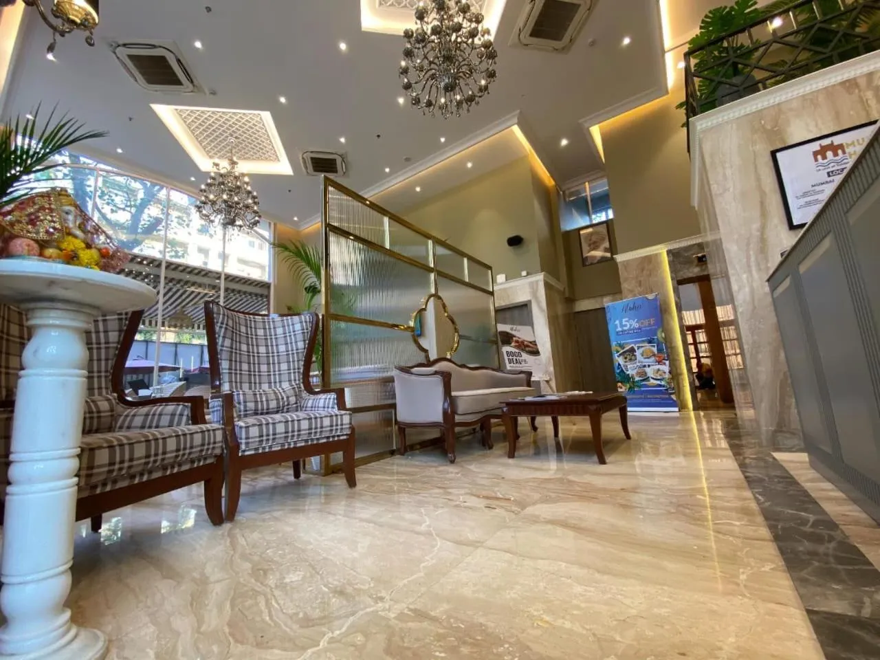 Lobby or reception in Hotel Mumbai House Mindspace Malad